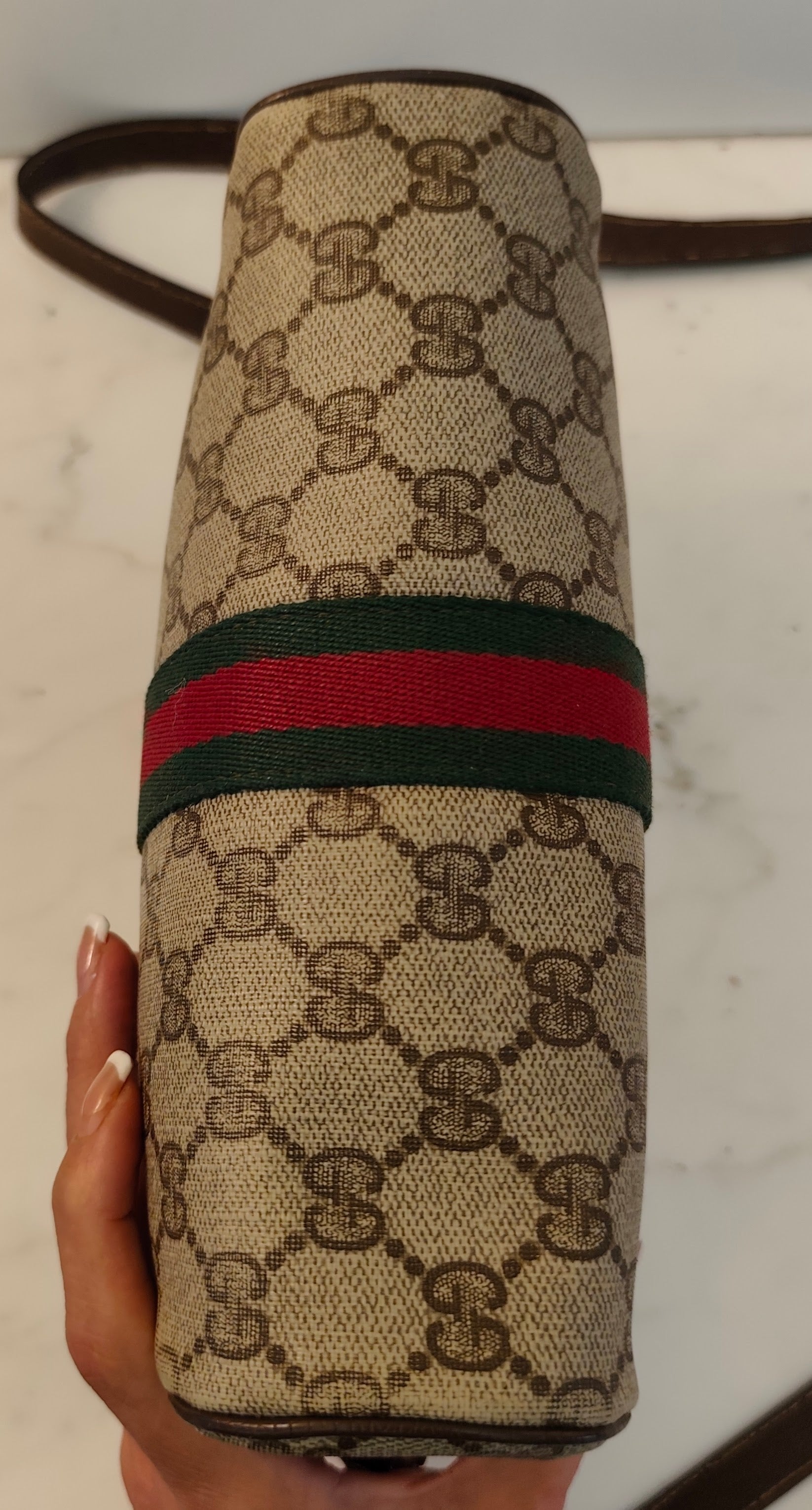 Gucci - Ophidia Camera Bag Postina a Tracolla Vintage logo oro