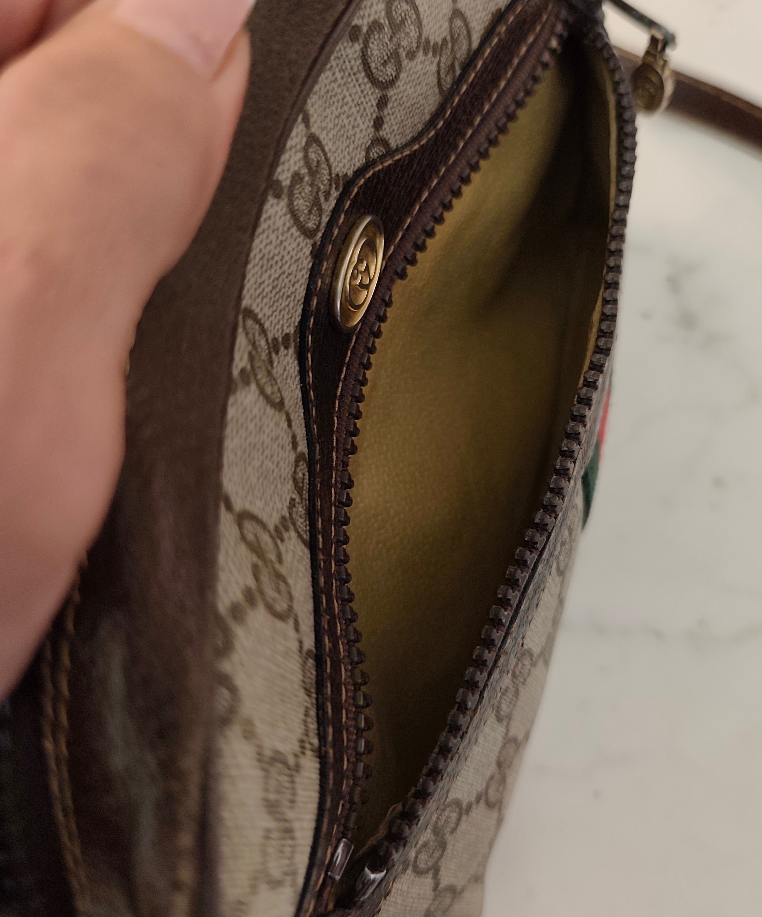 Gucci - Ophidia Camera Bag Postina a Tracolla Vintage logo oro