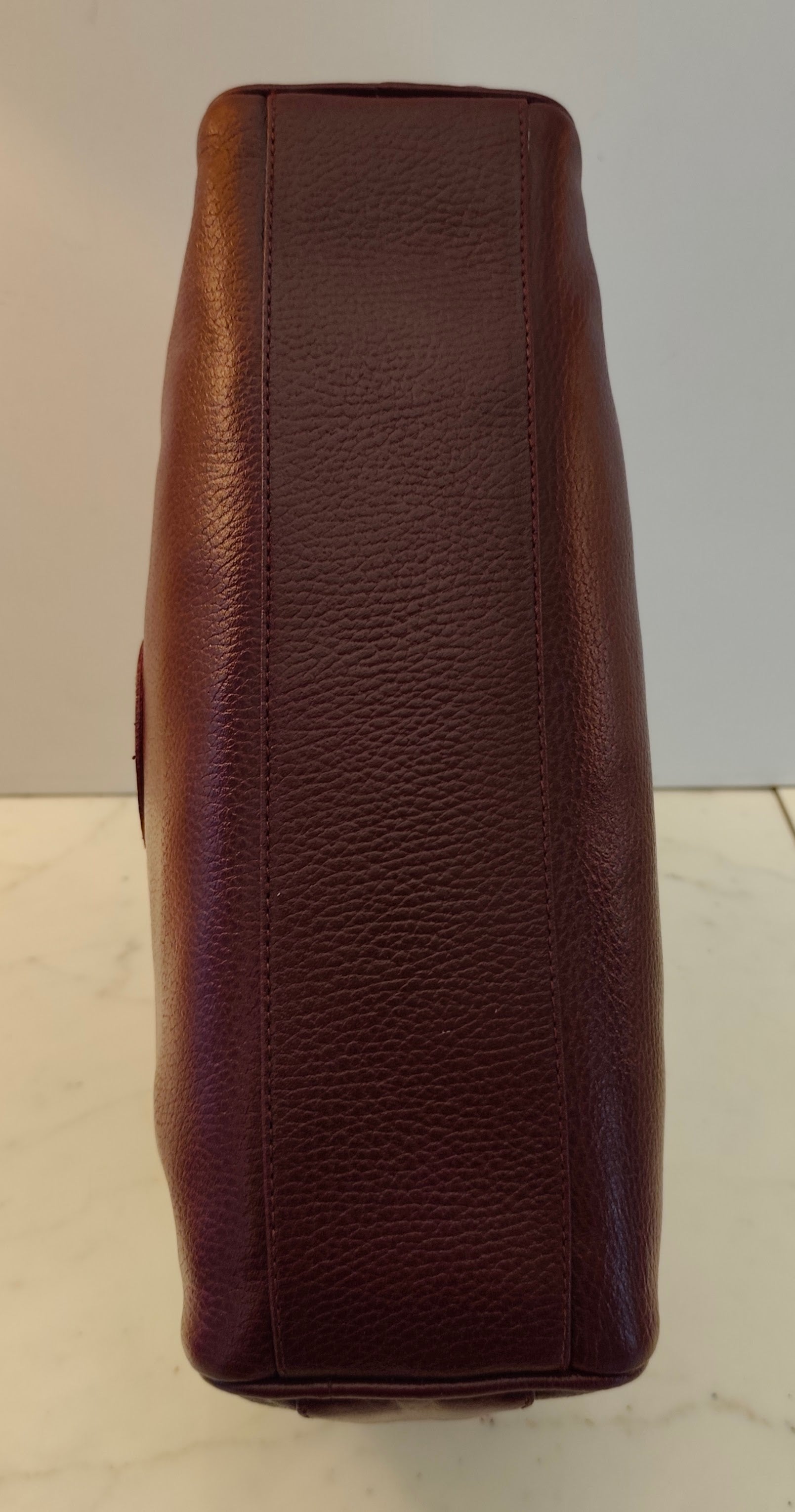 Cartier - Borsa a Mano Doubleface in Pelle Bordeaux