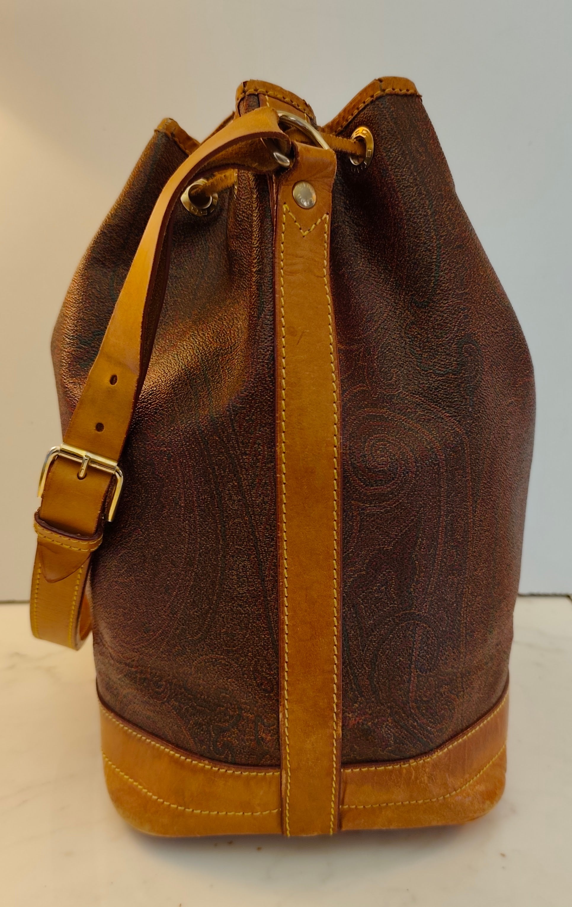 Etro - Secchiello Bucket Paisley Jacquard Jacquard Vintage