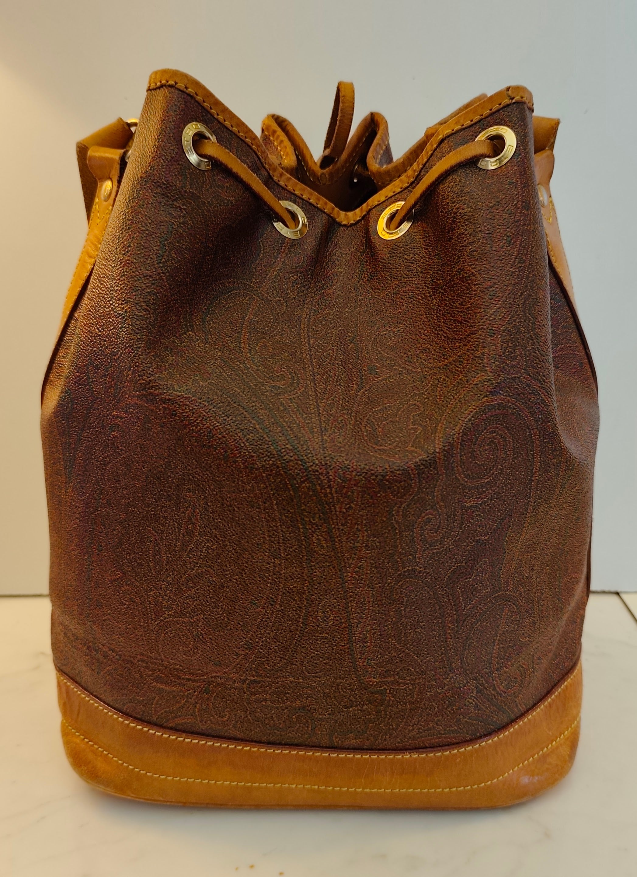 Etro - Secchiello Bucket Paisley Jacquard Jacquard Vintage