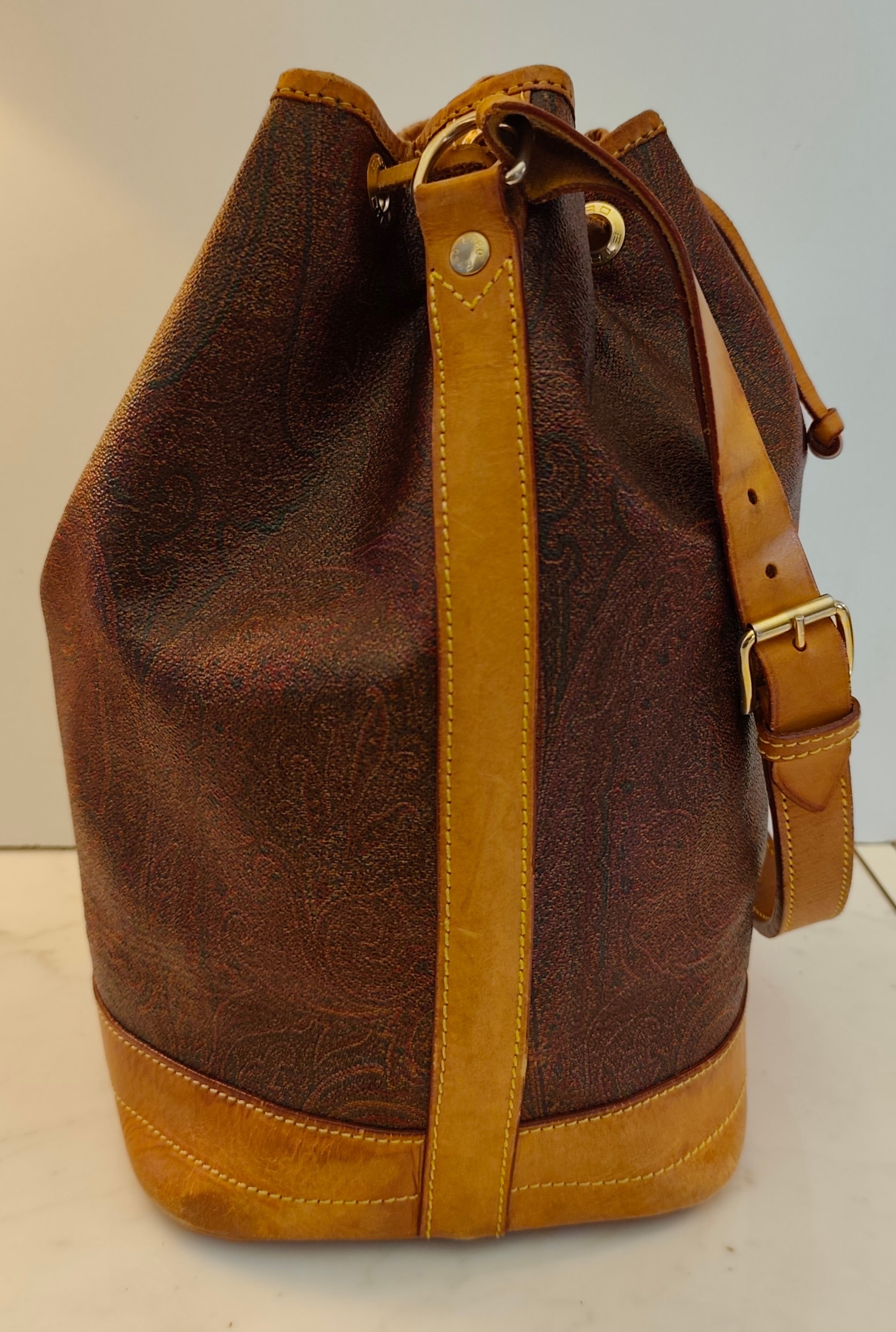 Etro - Secchiello Bucket Paisley Jacquard Jacquard Vintage