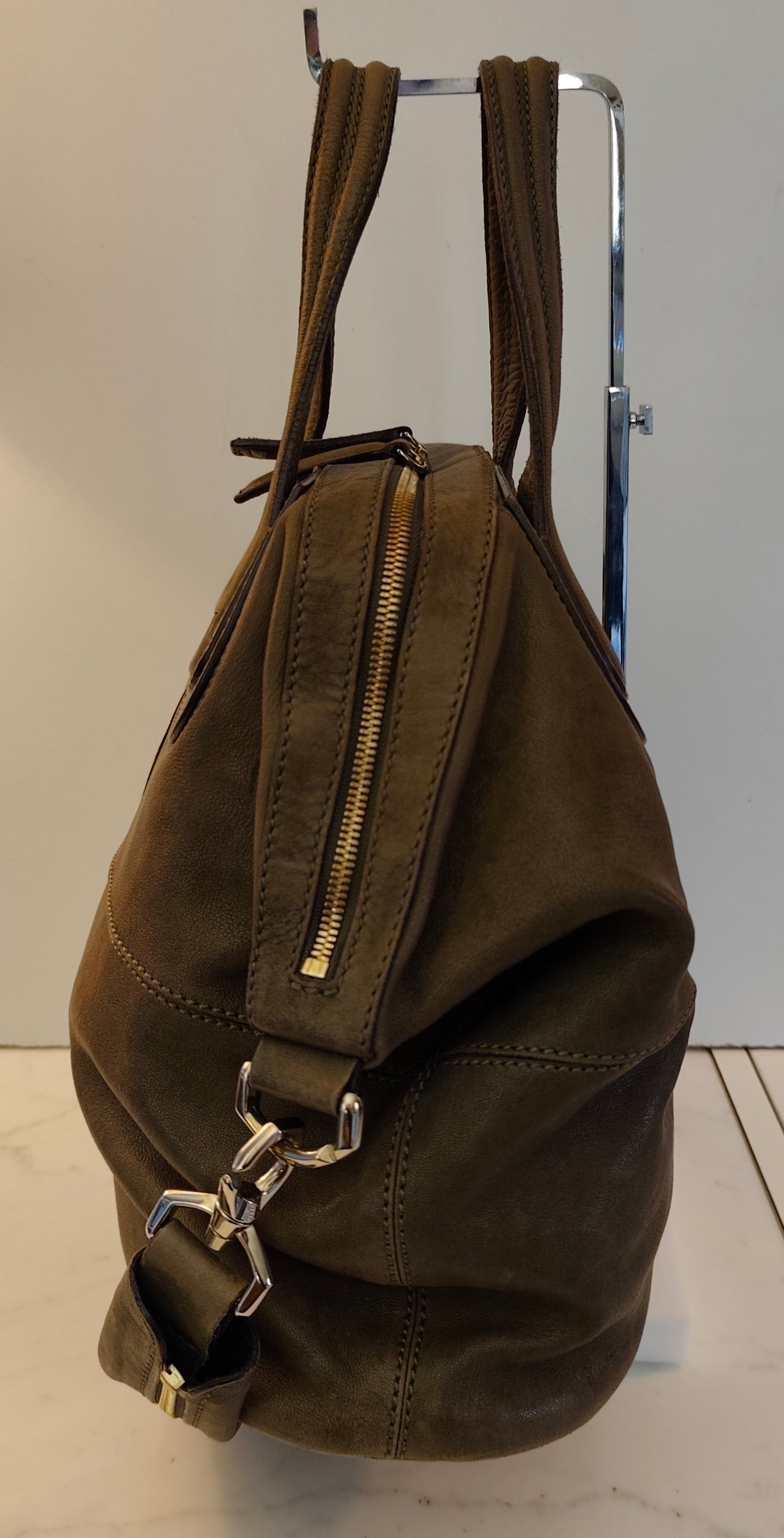 Givenchy - Nightingale Borsa Tote in Pelle Kaki