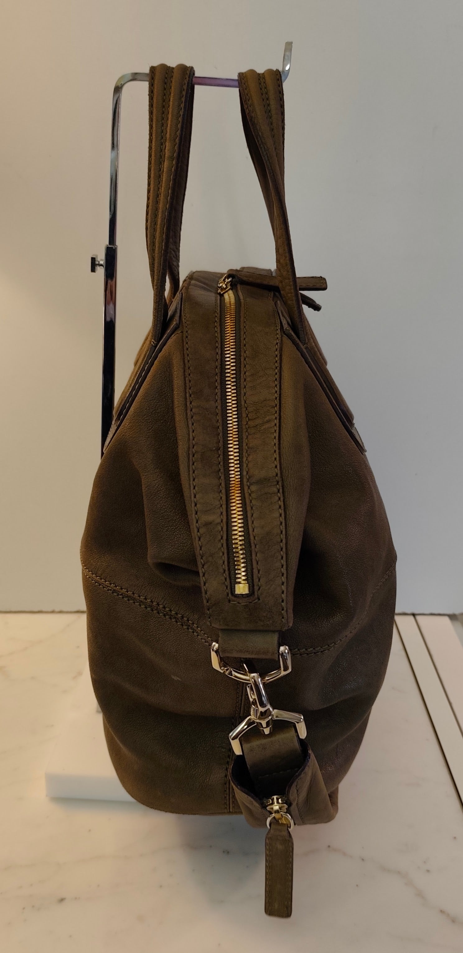 Givenchy - Nightingale Borsa Tote in Pelle Kaki