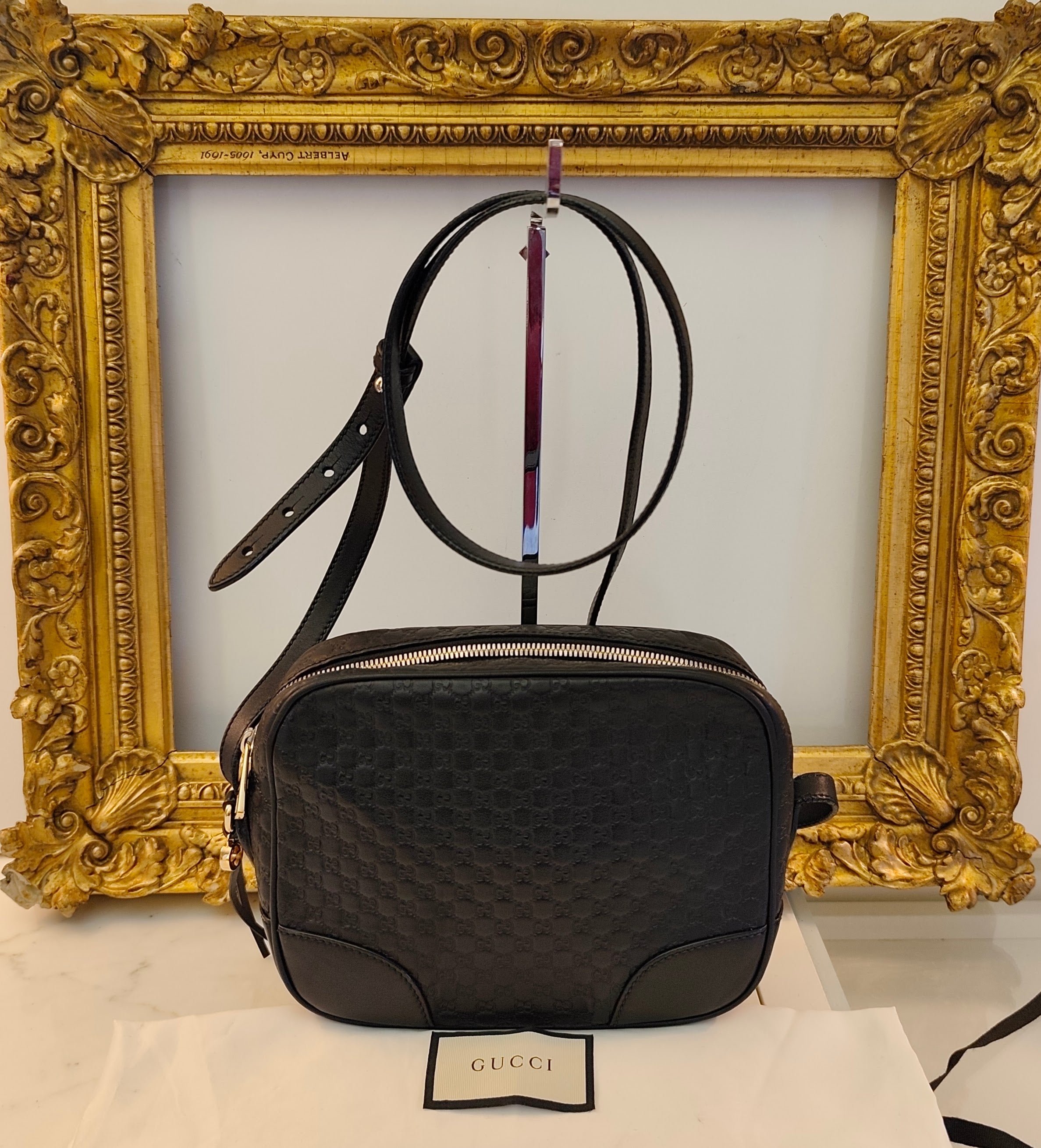 Gucci – Bree Camera Bag a tracolla Pelle Microguccissima