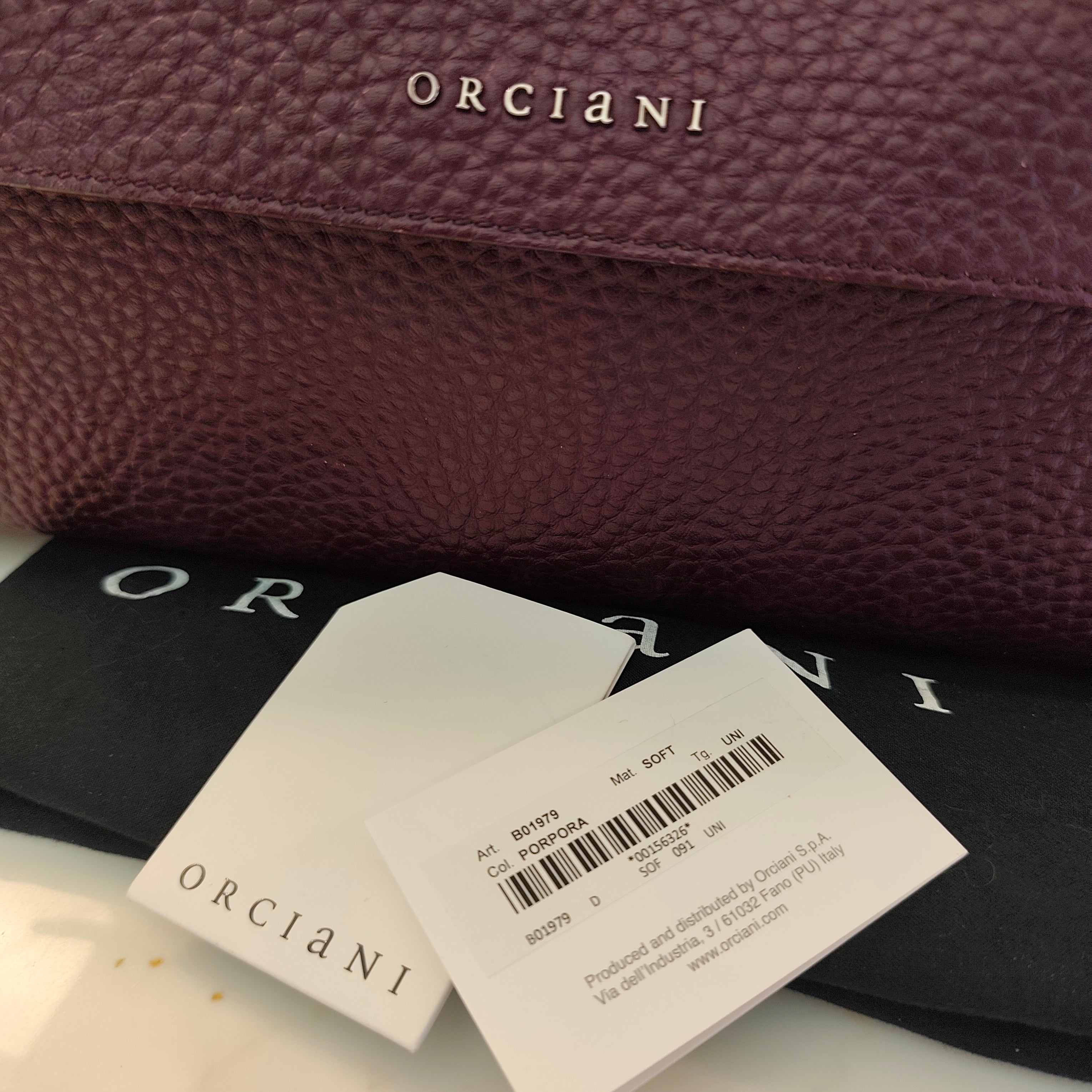 Orciani— Sveva Soft Grande Pelle Bordeaux