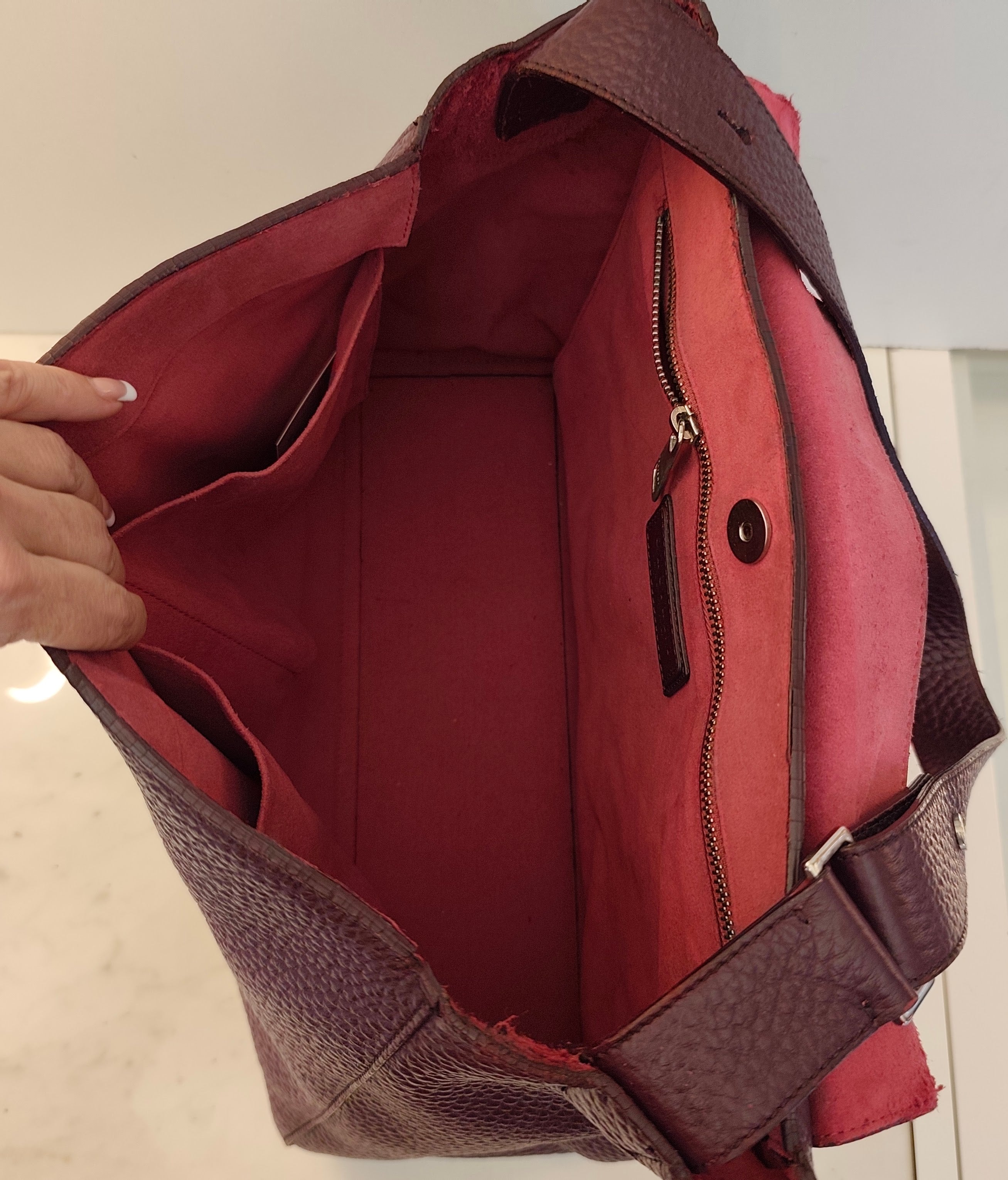 Orciani— Sveva Soft Grande Pelle Bordeaux