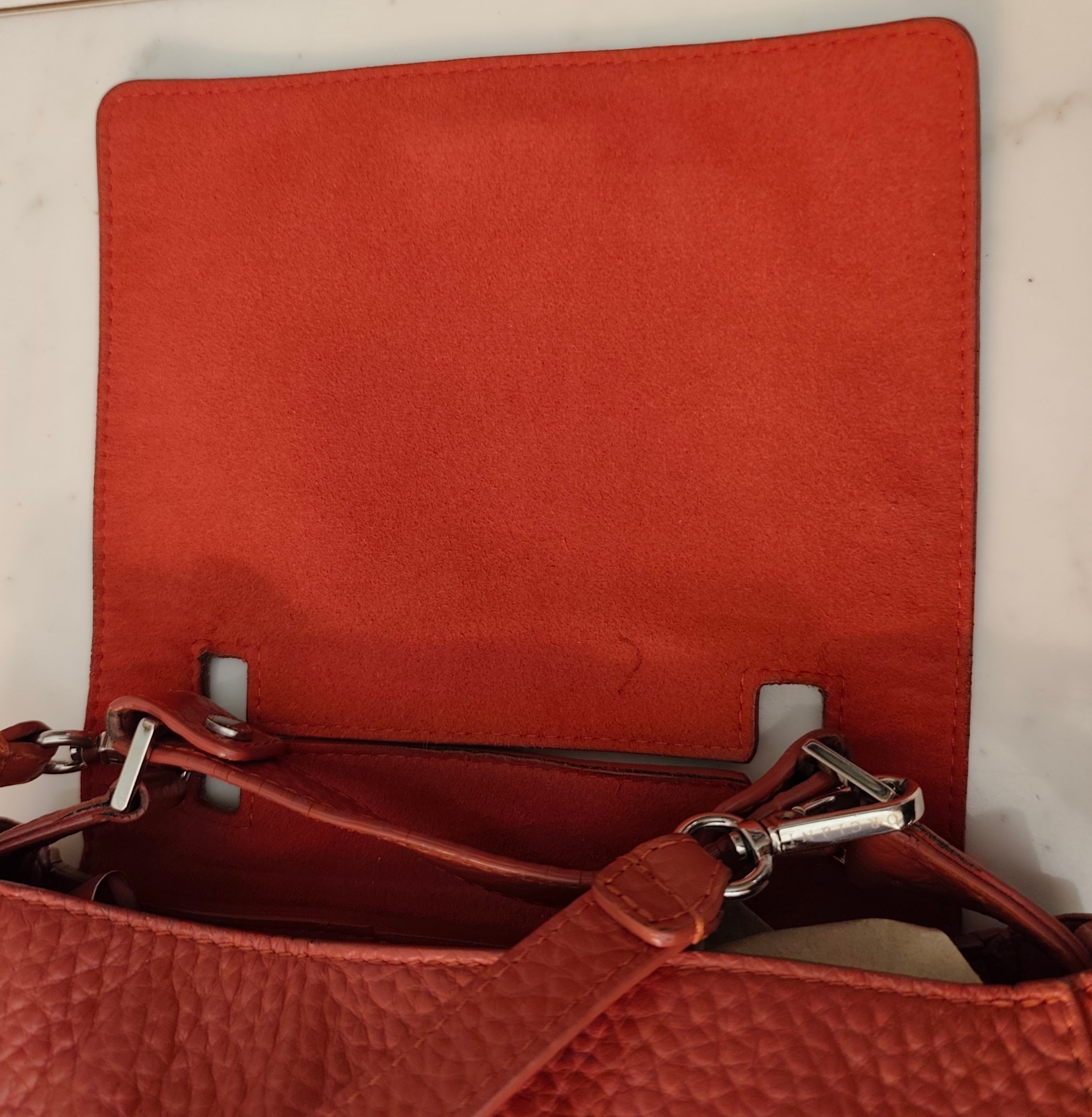 Orciani - Borsa Sveva Media in Pelle Terracotta