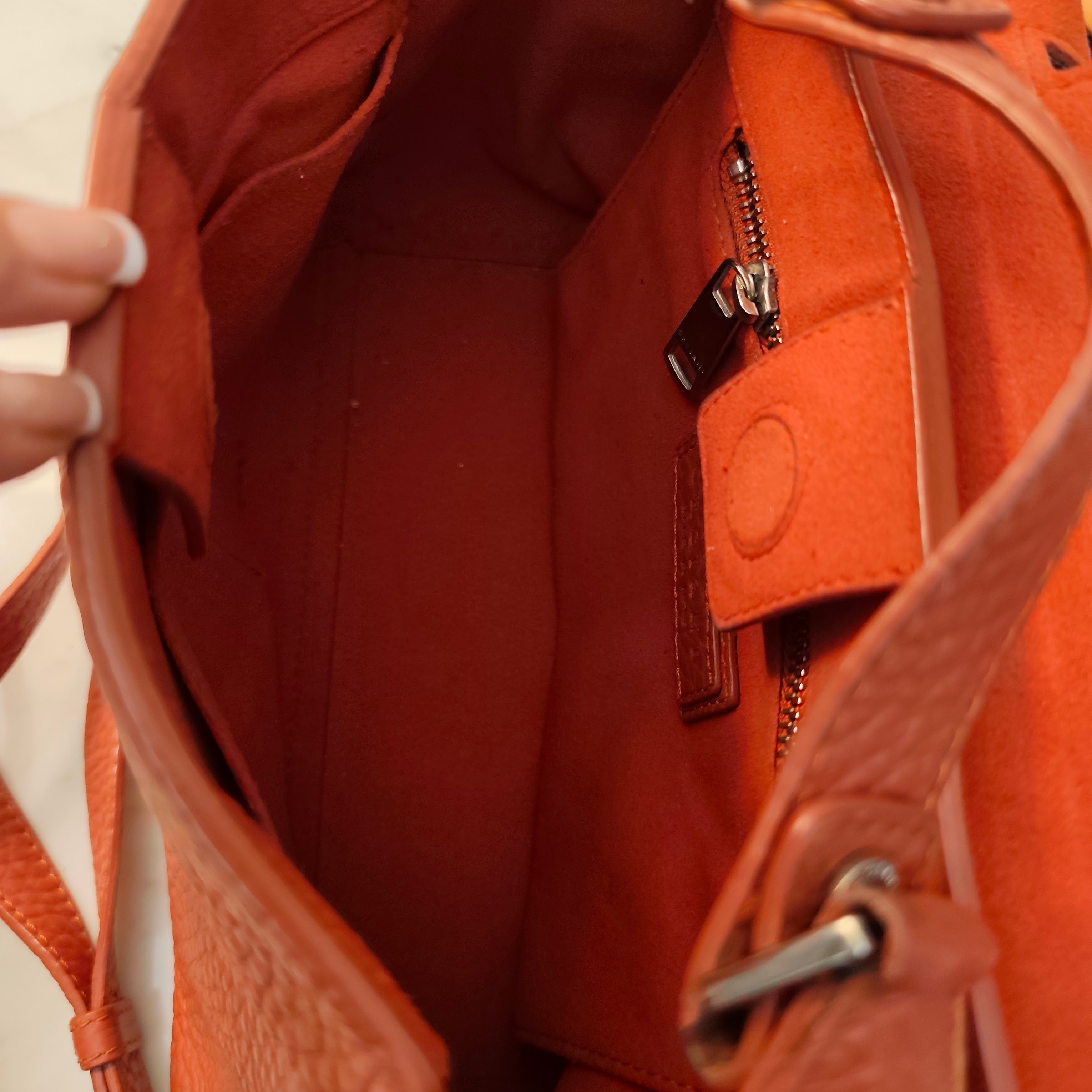 Orciani - Borsa Sveva Media in Pelle Terracotta