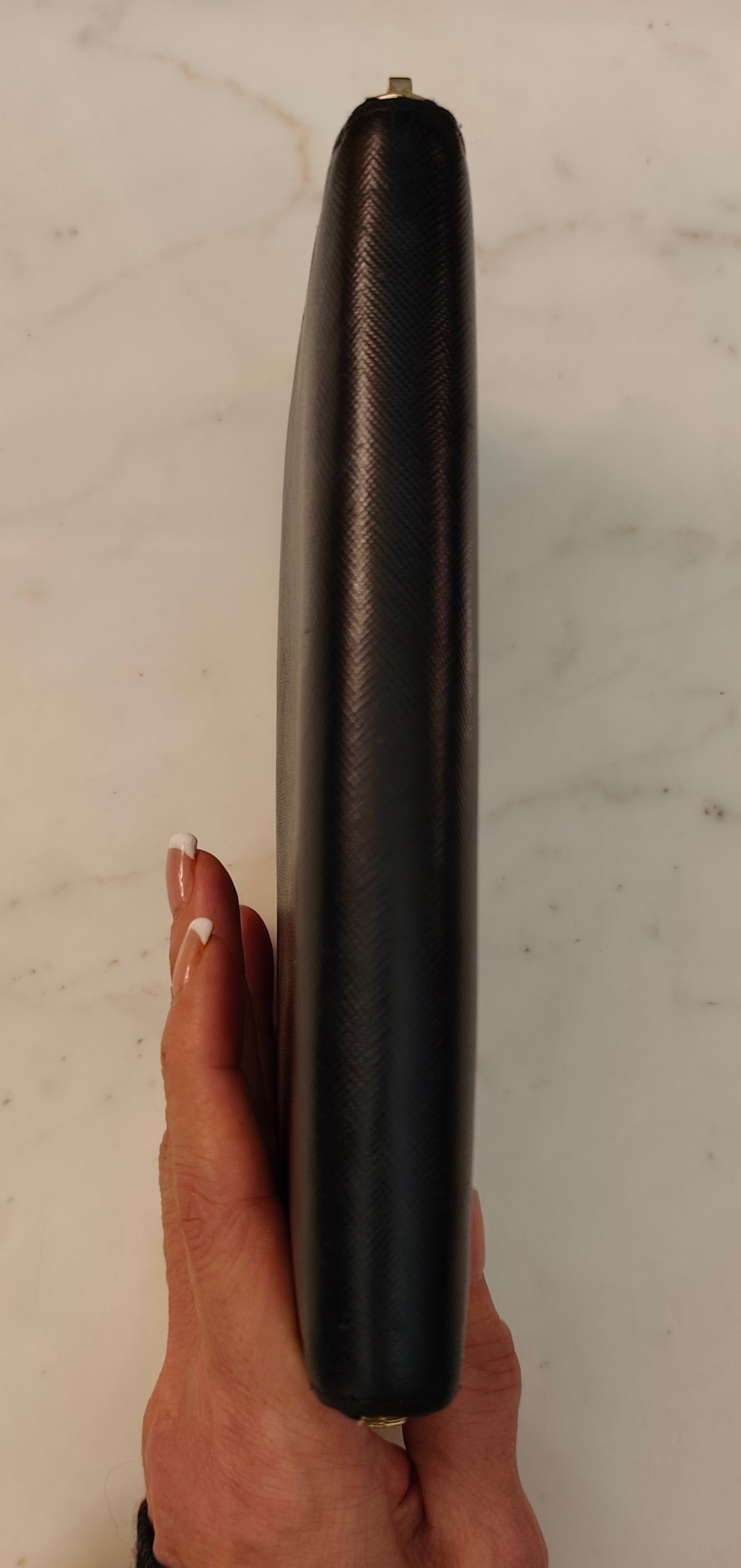 Prada - Portafoglio Continental Zip All-round in Pelle Saffiano Nero