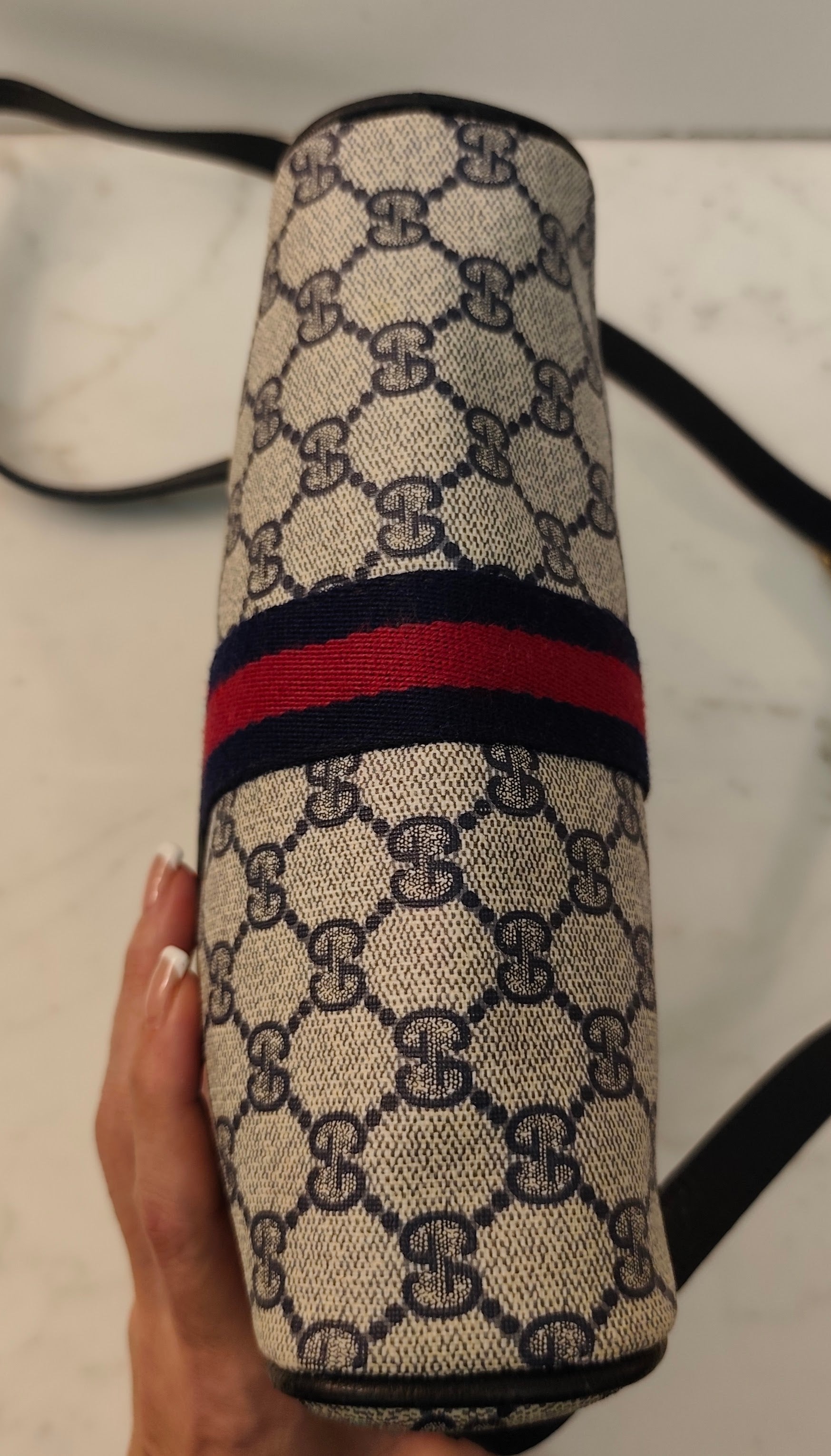 GUCCI - CAMERA BAG OPHIDIA "GG" Blu VINTAGE