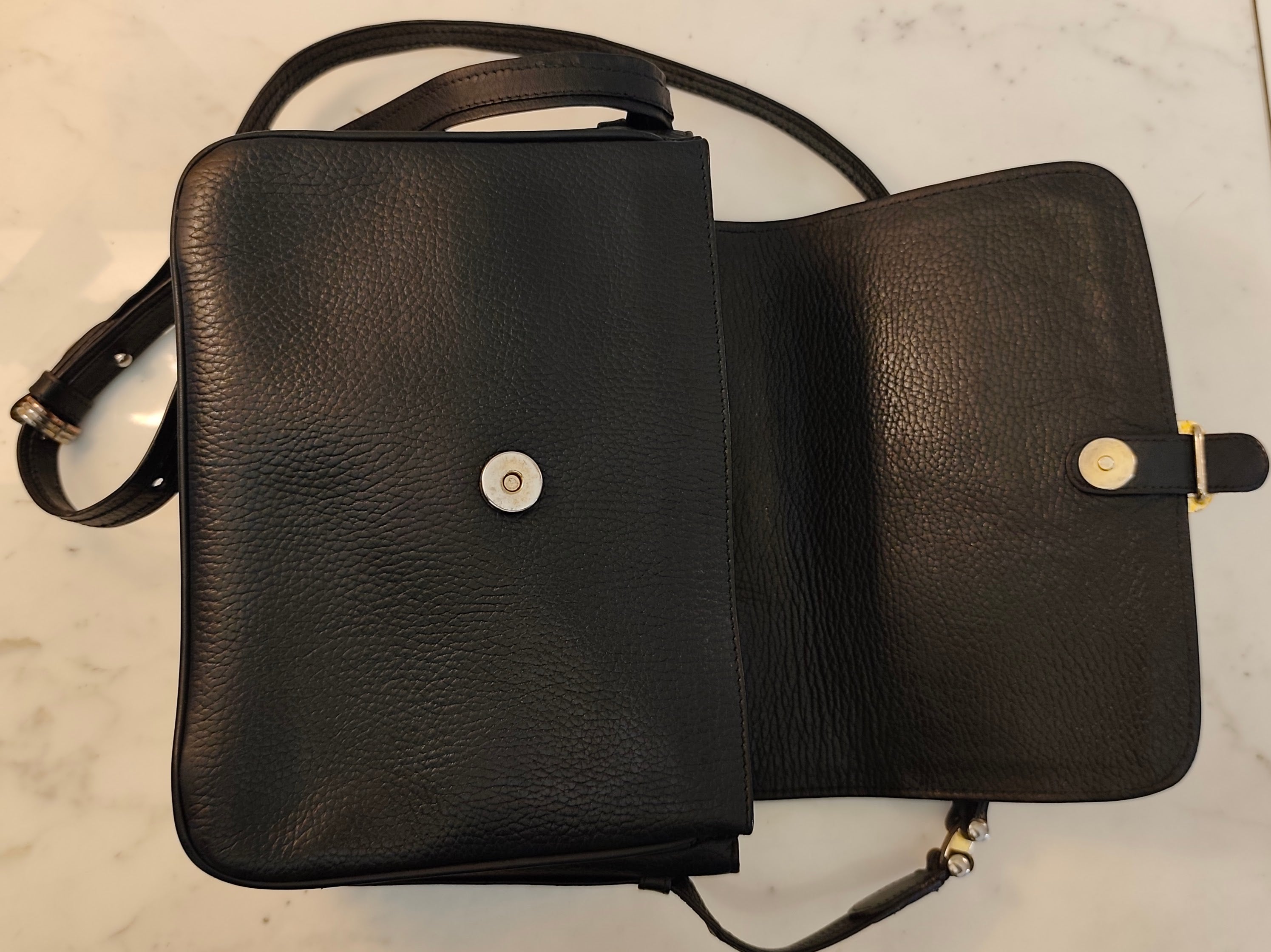 Cartier – Camera Bag Vintage in Pelle Nera