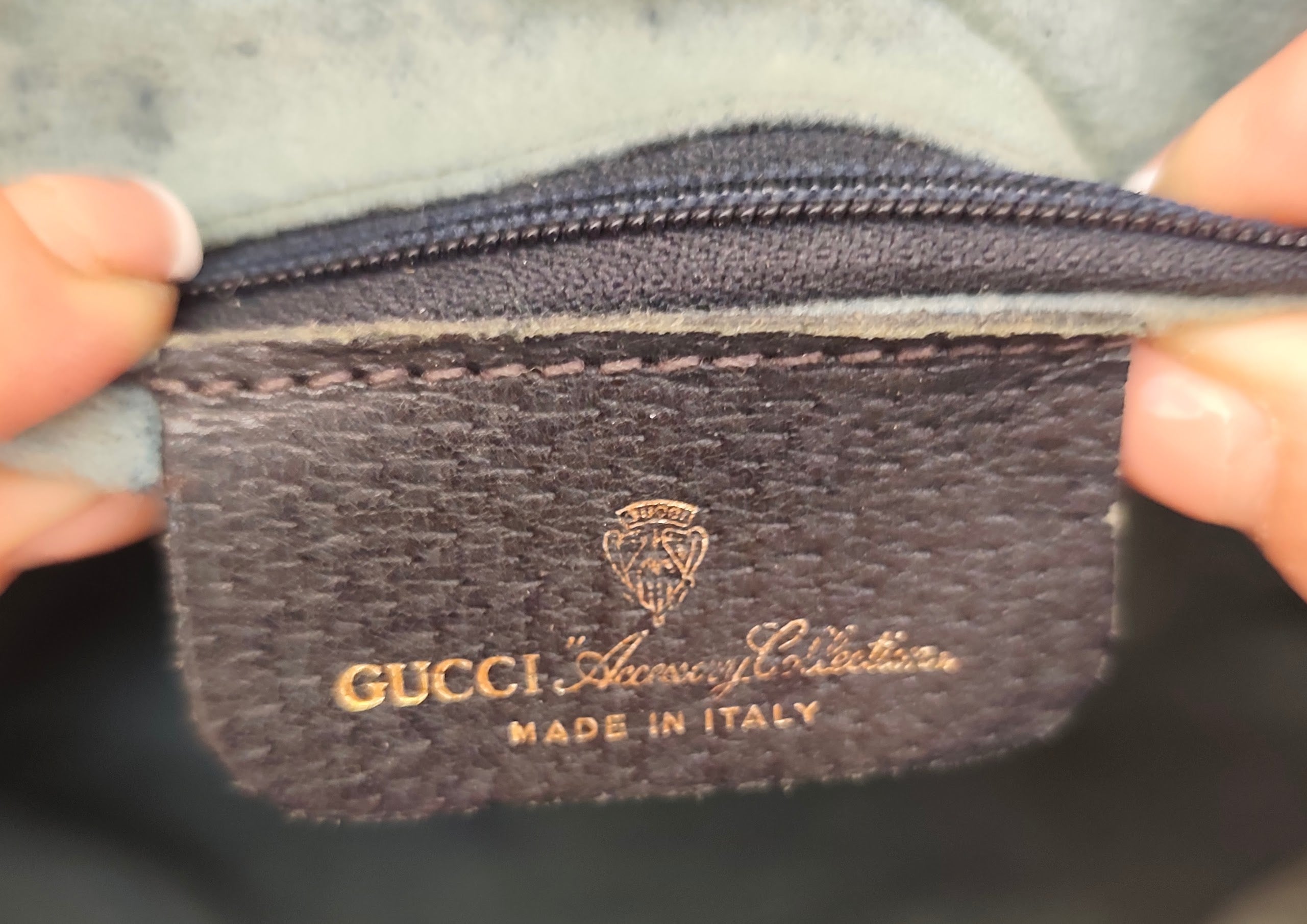 Gucci - Ophidia Camera Bag a Tracolla "GG" Supreme Blu Vintage
