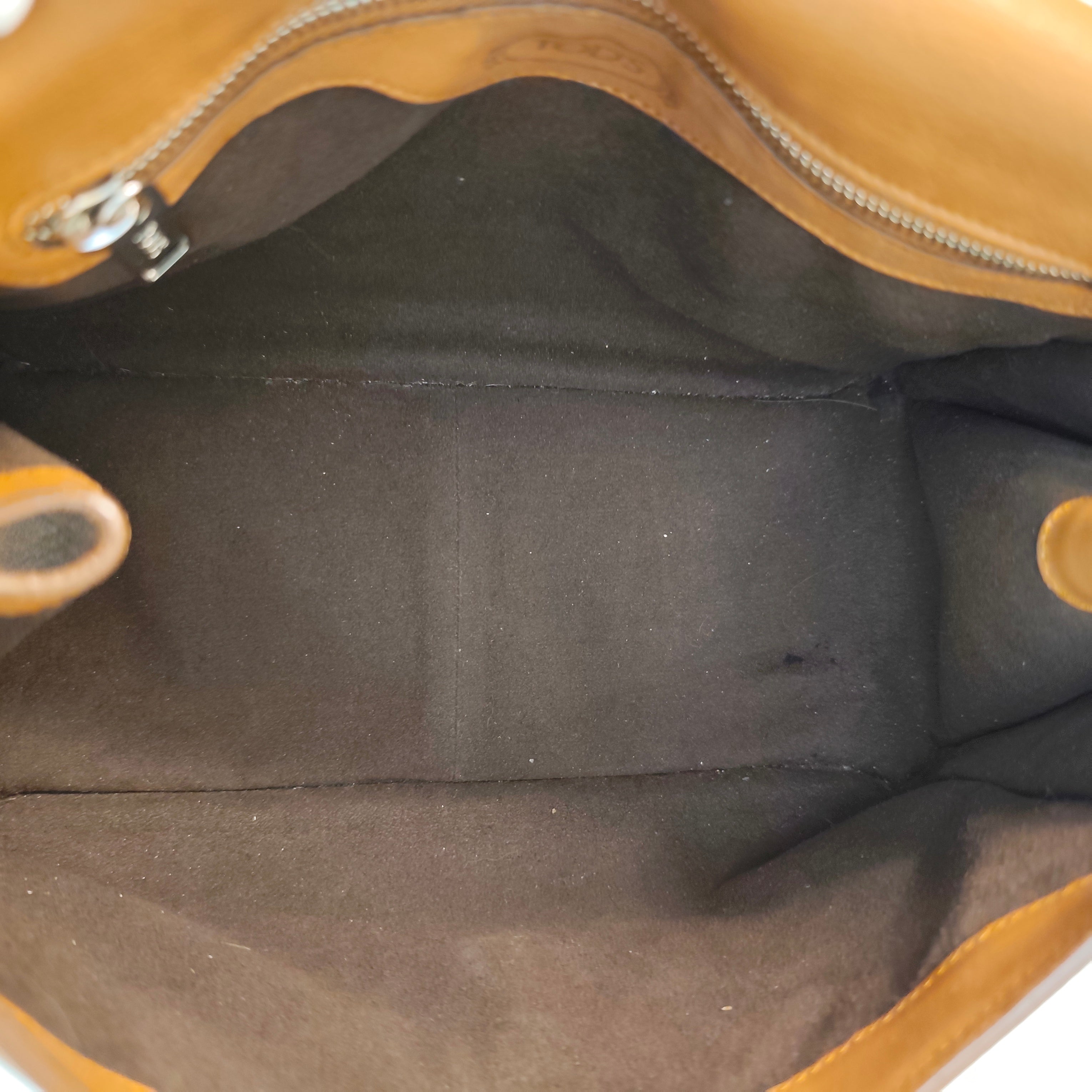 Tod's - Double T - Borsa a Spalla Pelle Cammello