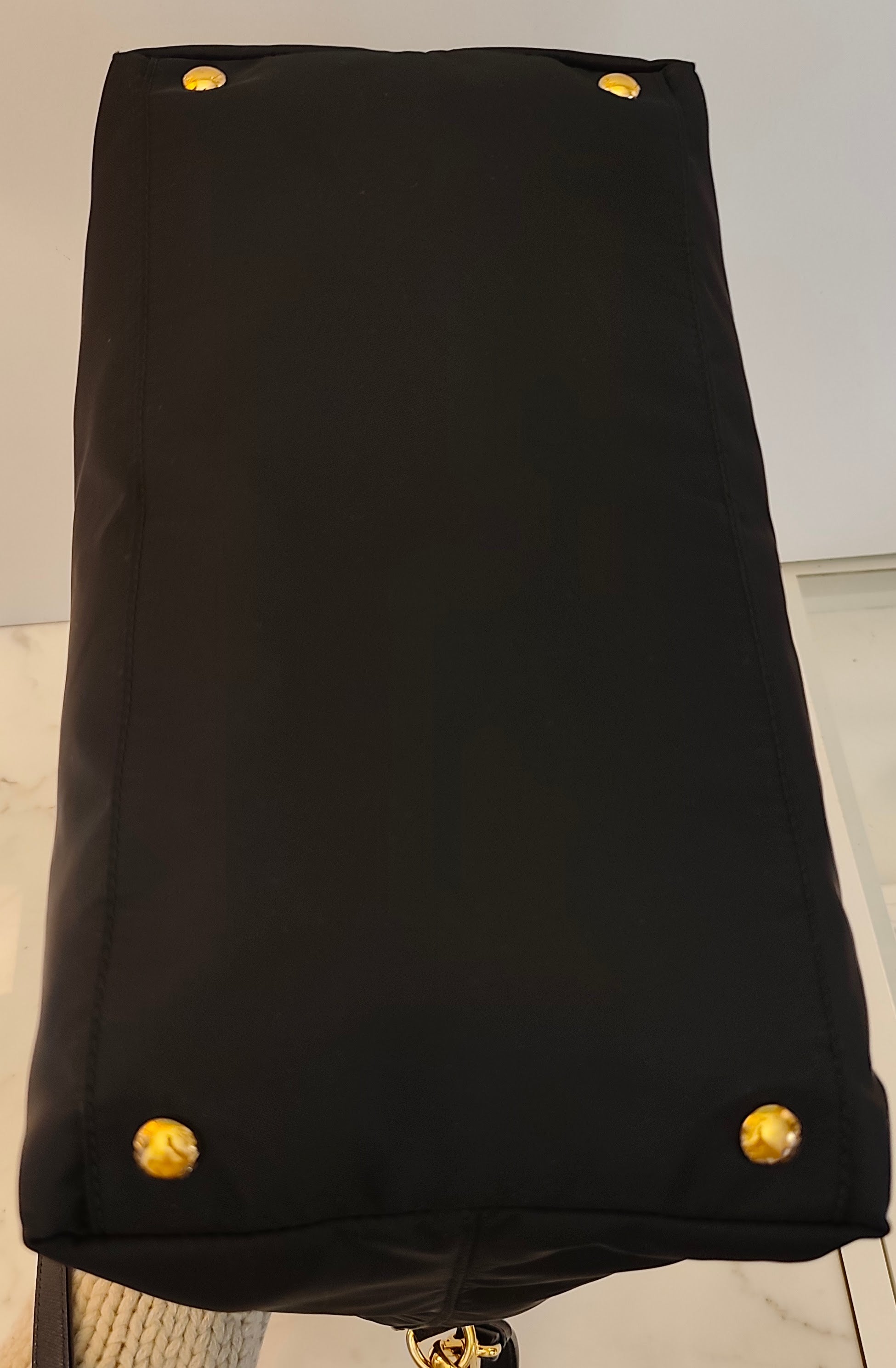 Prada - Tote Shopper Re-Nylon Nera con Tracolla – NUOVA FULL SET