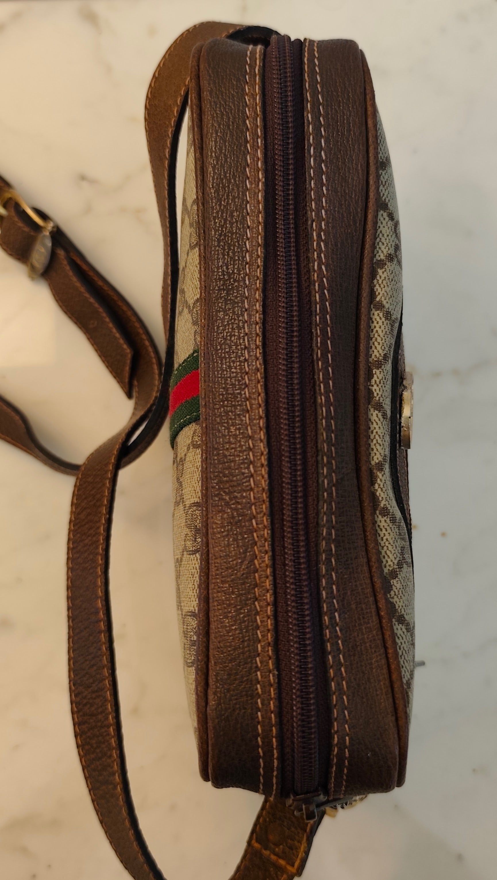 Gucci - Ophidia Camera Bag “GG Supreme” Beige Vintage