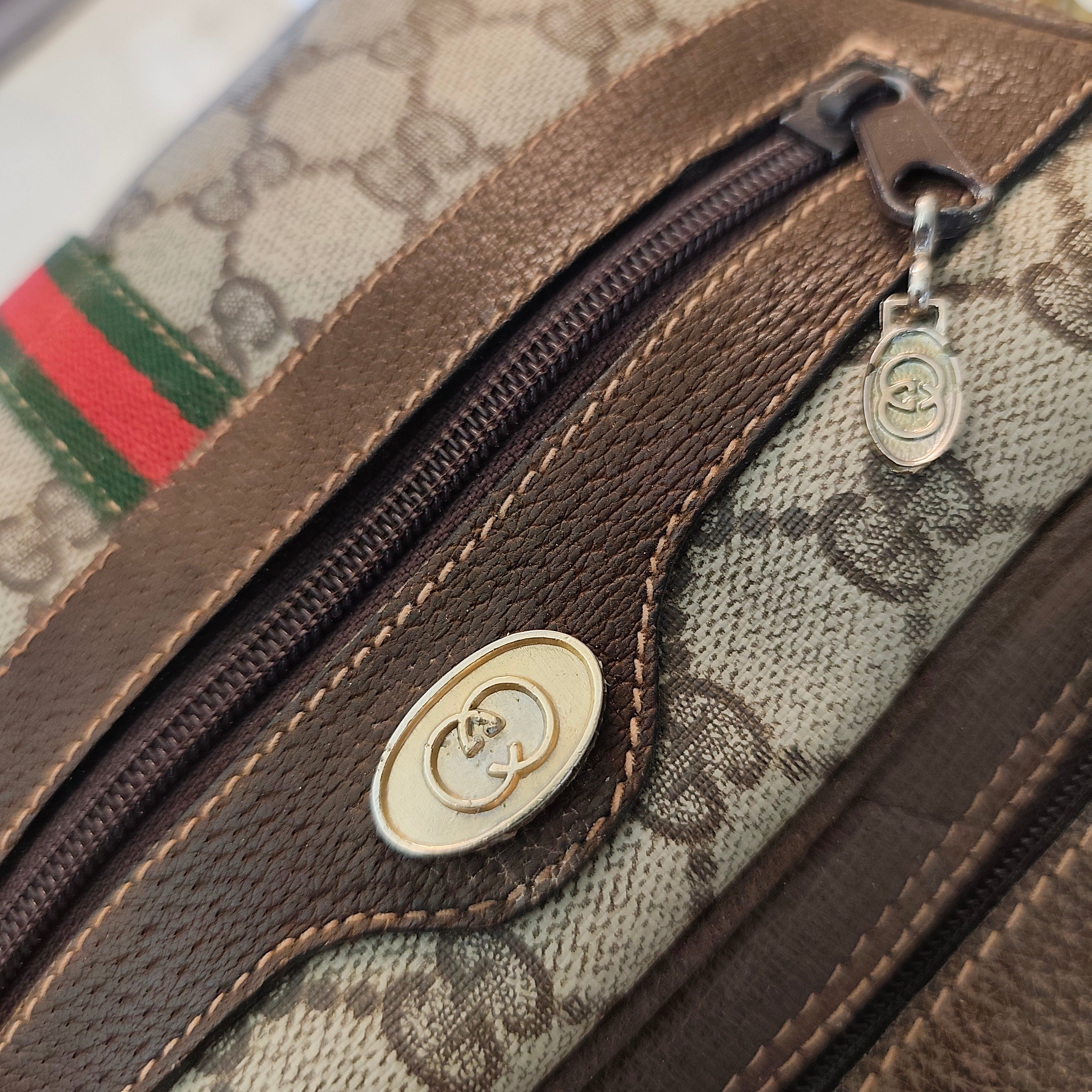 Gucci - Ophidia Camera Bag “GG Supreme” Beige Vintage