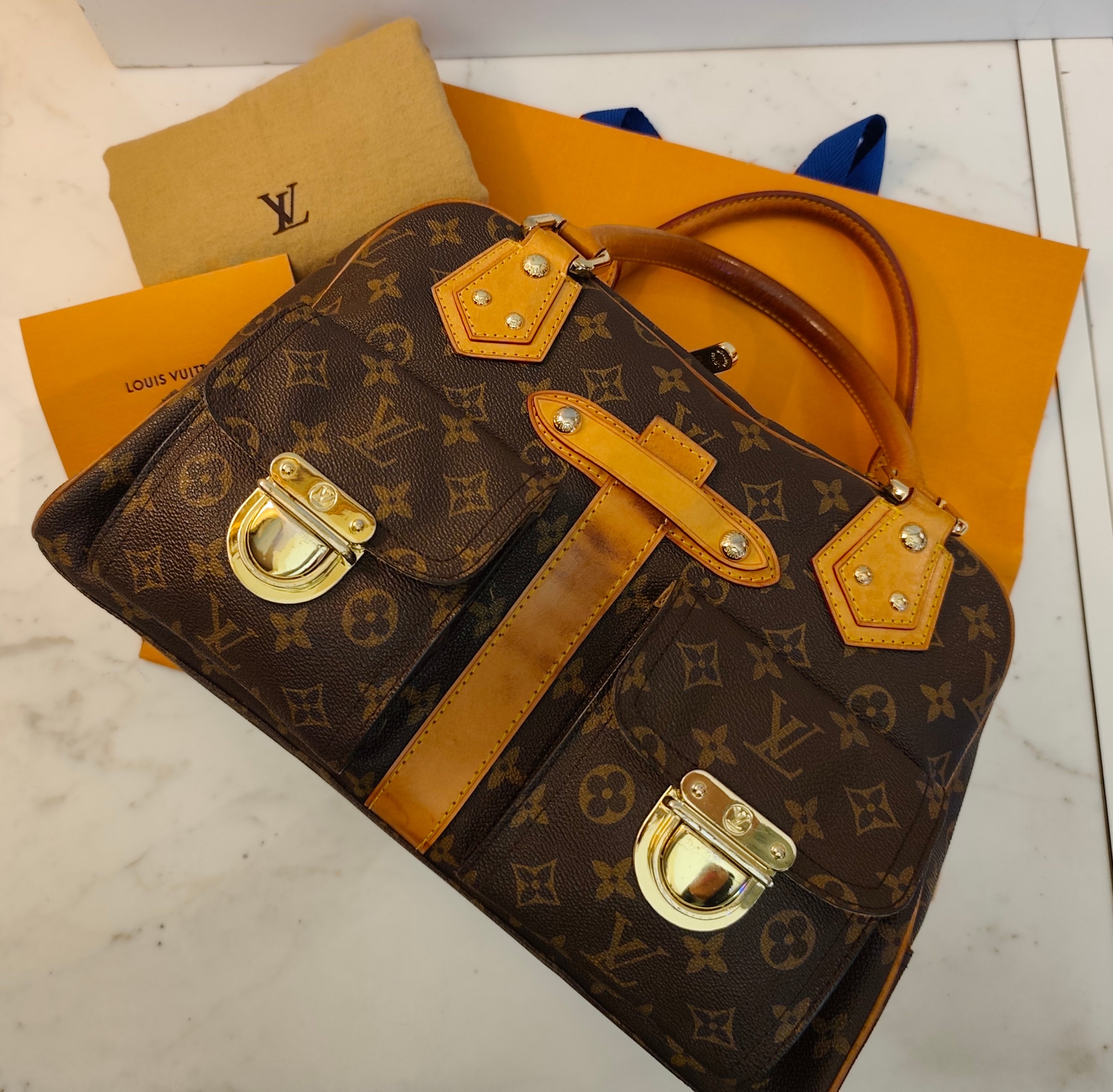 Louis Vuitton - Tote Bag Manhattan Monogram – Anno 2003