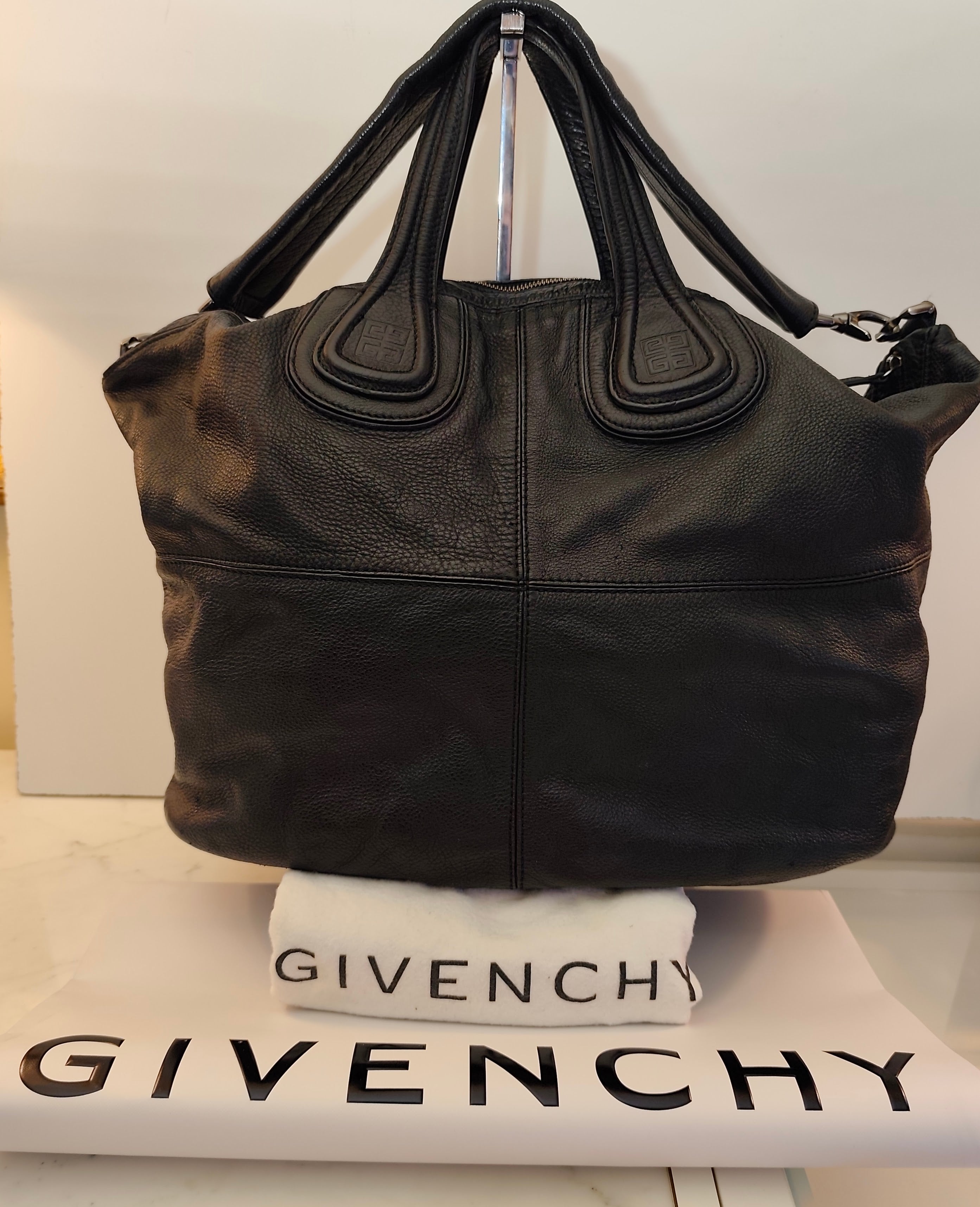 Givenchy - Borsa Nightingale Tote a Spalla in Pelle Nera