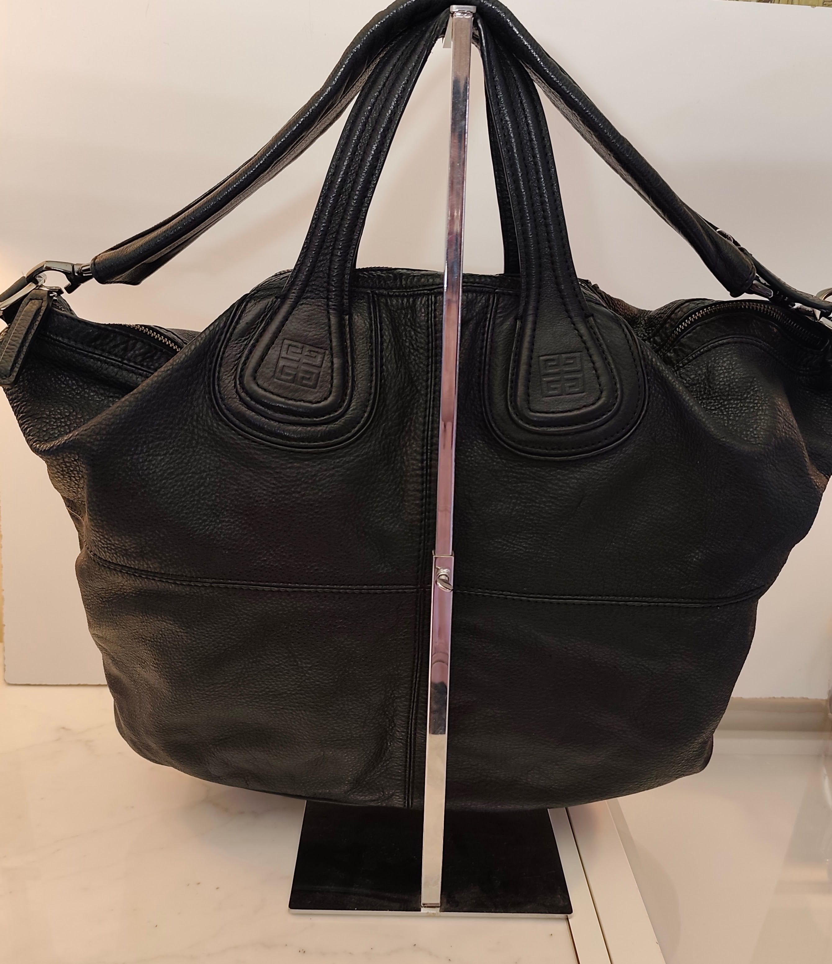 Givenchy - Borsa Nightingale Tote a Spalla in Pelle Nera