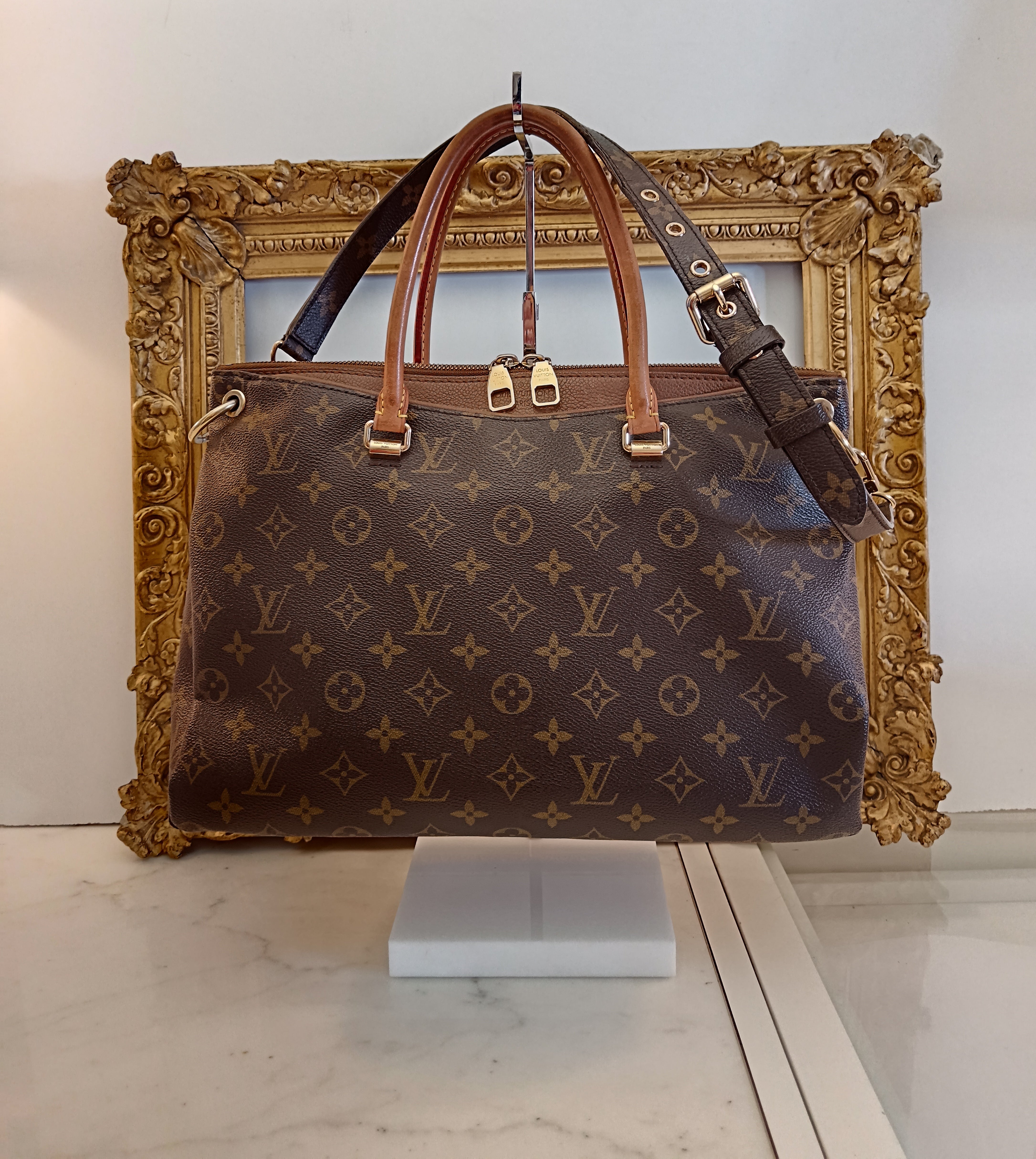 LOUIS VUITTON - MONTAIGNE MM MONOGRAM FULL SET