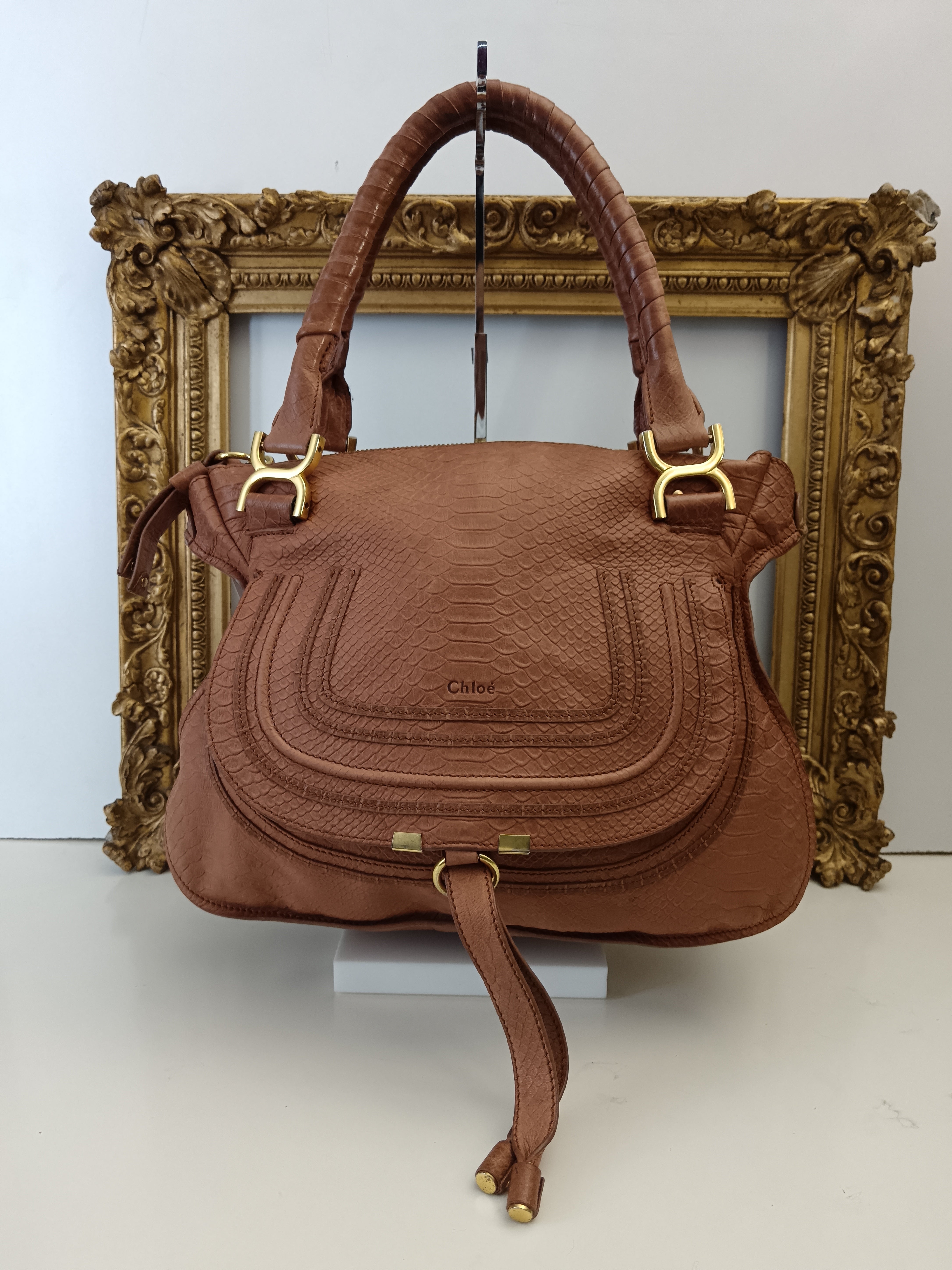 CHLOE' - Borsa Marcie Pitone Rosa