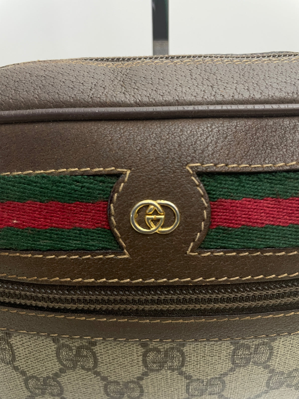 Gucci - Ophidia Camera Bag Piccola Postina a Tracolla “GG” Supreme Beige Anni '90