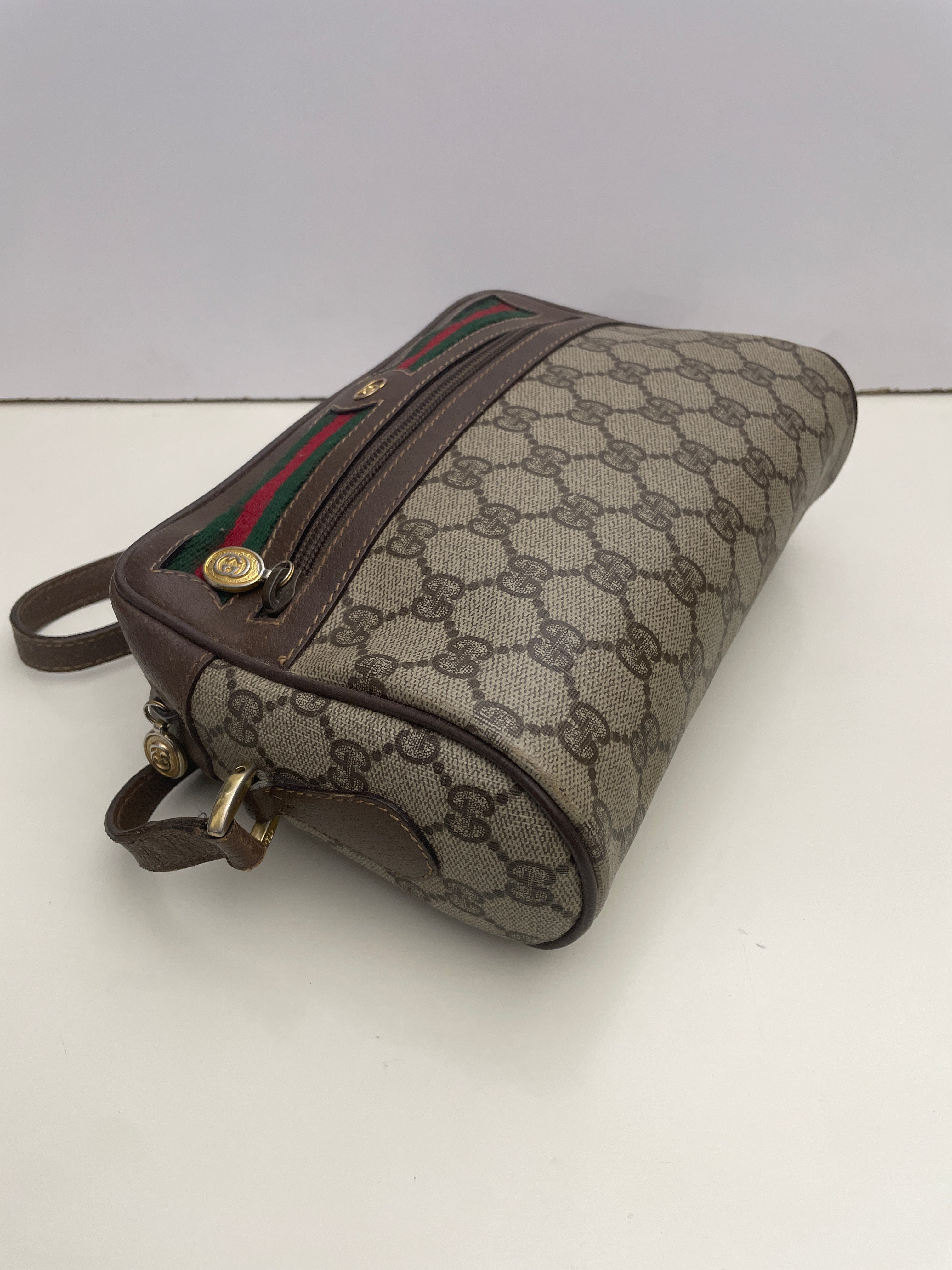Gucci - Ophidia Camera Bag Piccola Postina a Tracolla “GG” Supreme Beige Anni '90