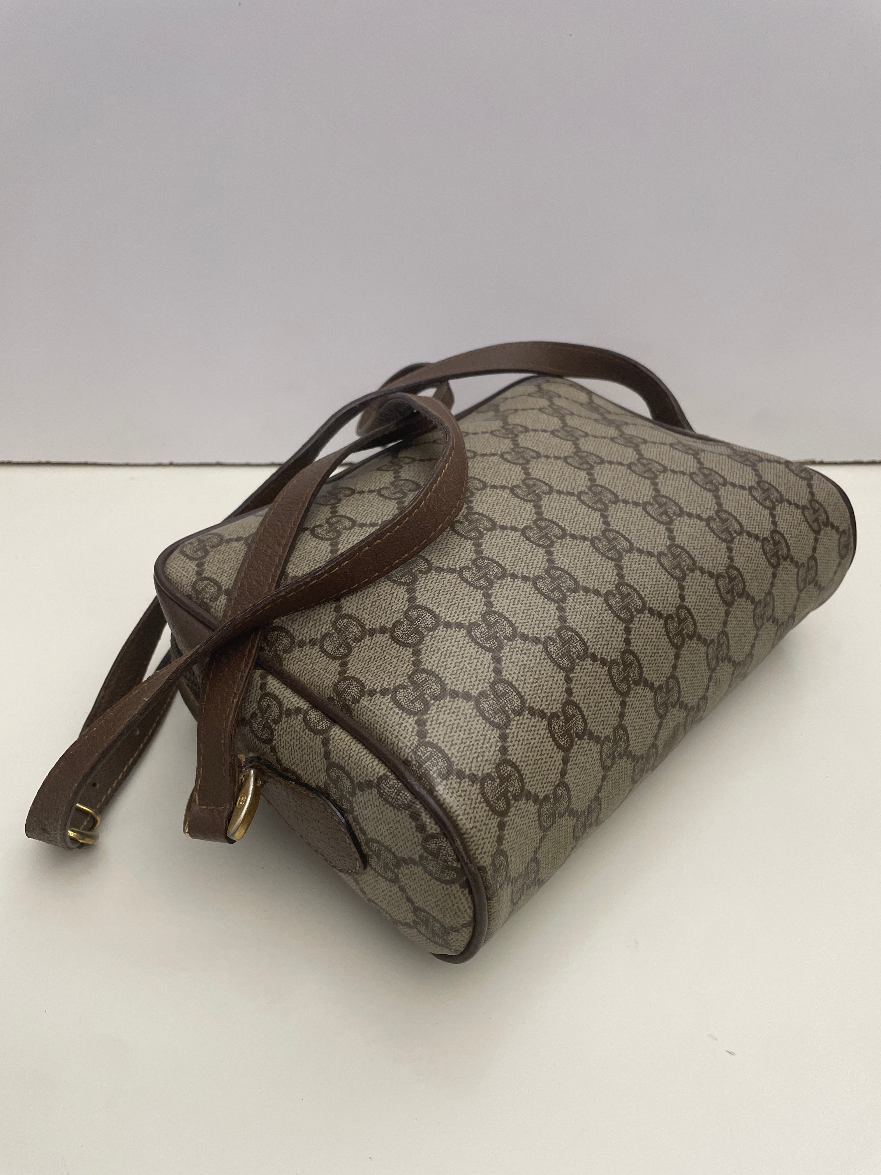 Gucci - Ophidia Camera Bag Piccola Postina a Tracolla “GG” Supreme Beige Anni '90