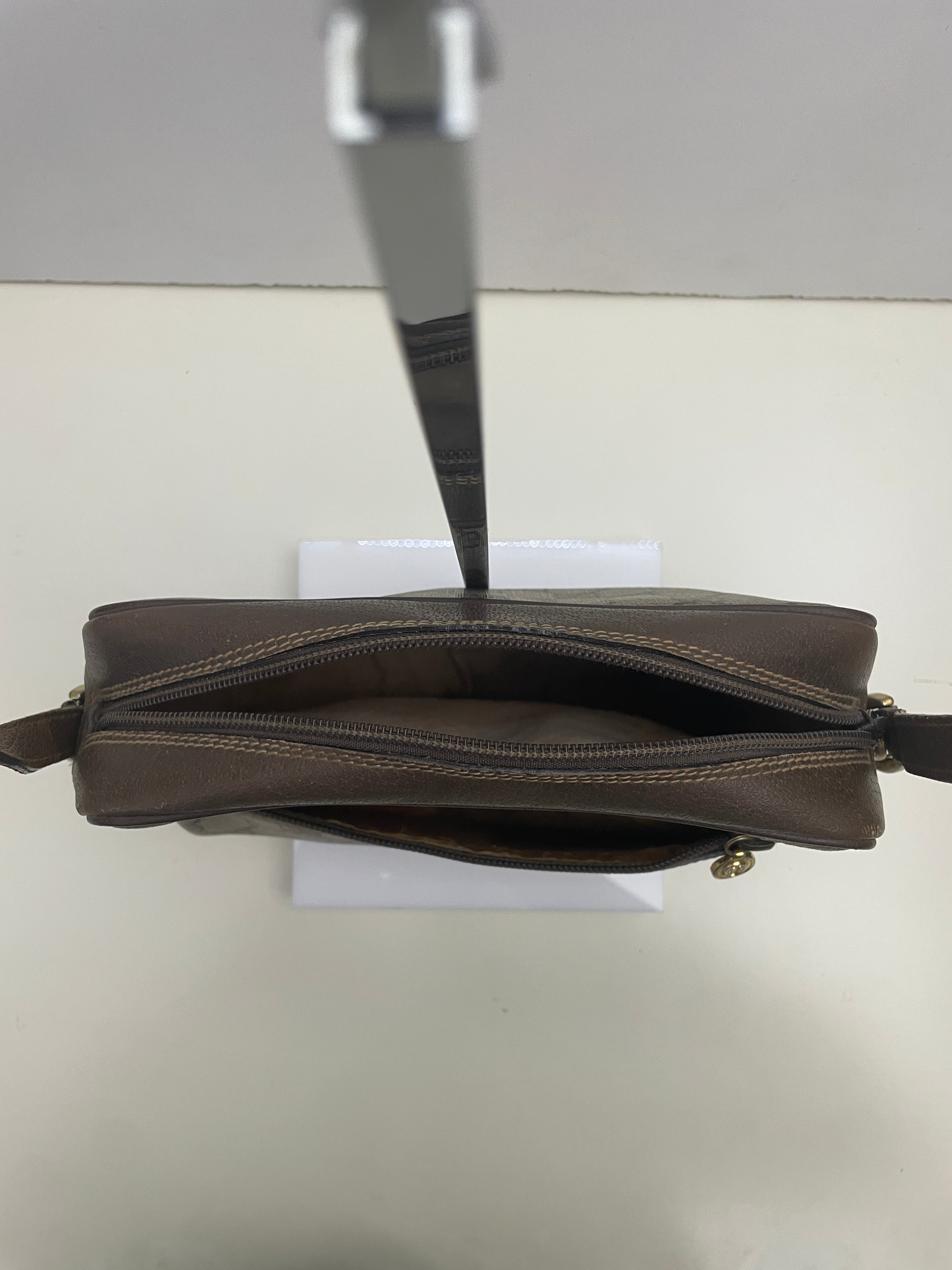 Gucci - Ophidia Camera Bag Piccola Postina a Tracolla “GG” Supreme Beige Anni '90
