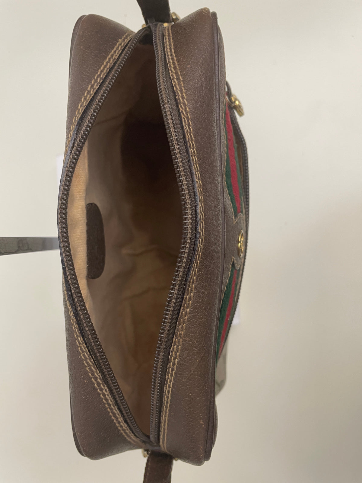 Gucci - Ophidia Camera Bag Piccola Postina a Tracolla “GG” Supreme Beige Anni '90