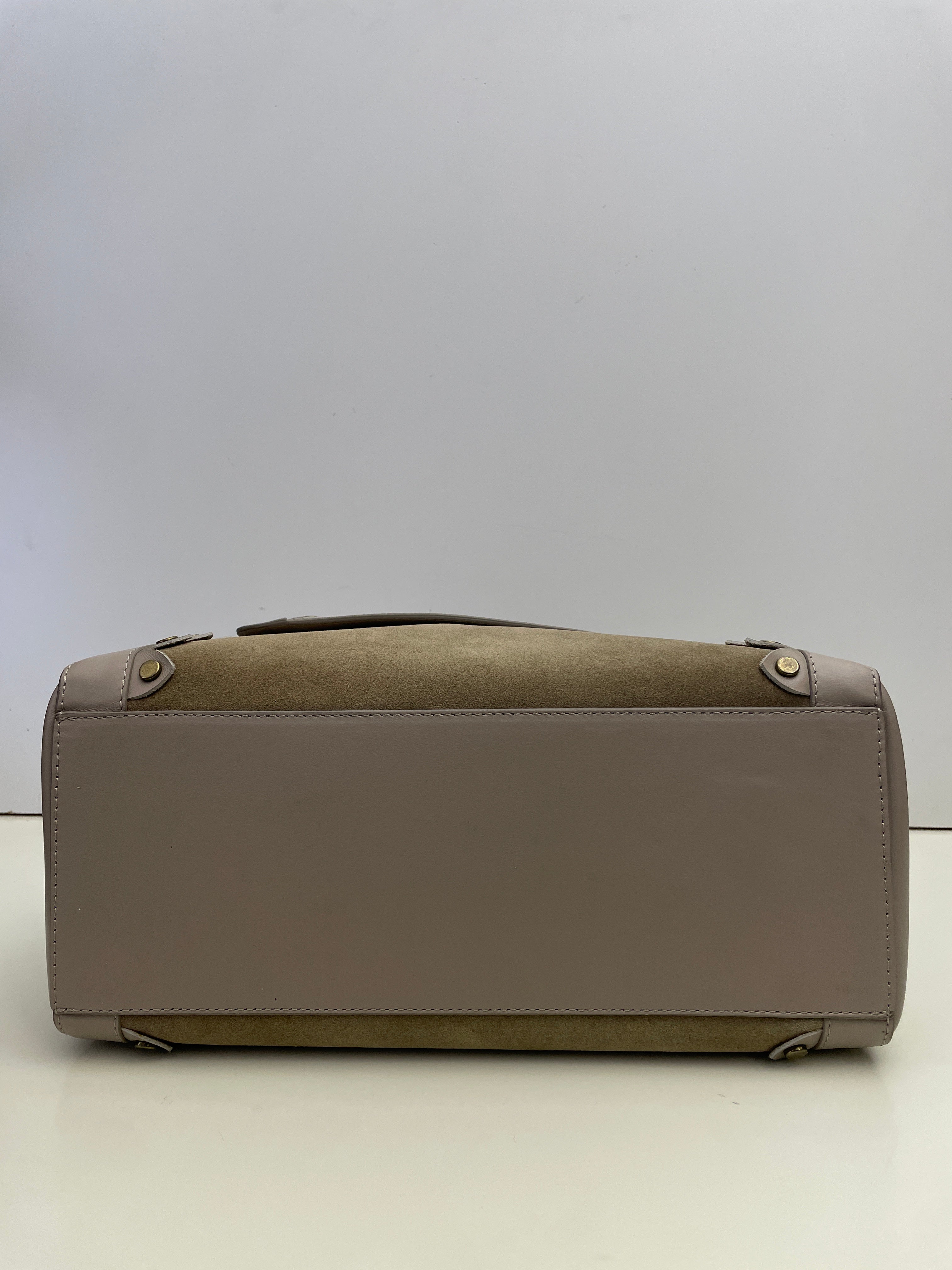Orciani - Sveva Media In Pelle E Suede Beige