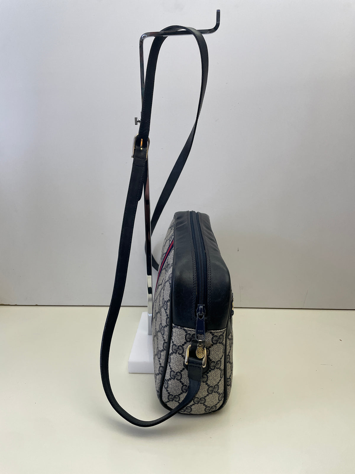 Gucci - Ophidia Camera Bag Postina Blu a Tracolla Vintage