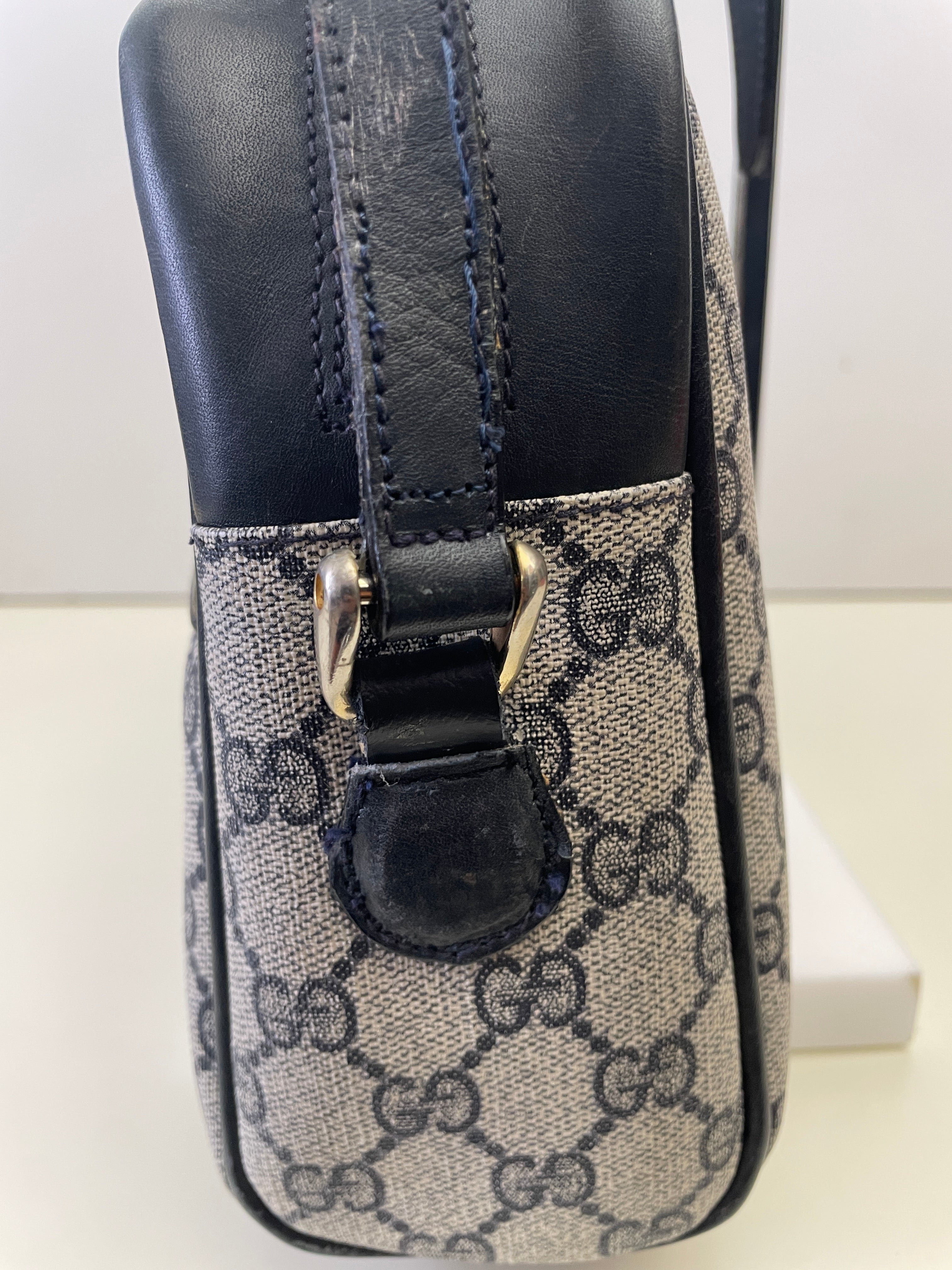 Gucci - Ophidia Camera Bag Postina Blu a Tracolla Vintage