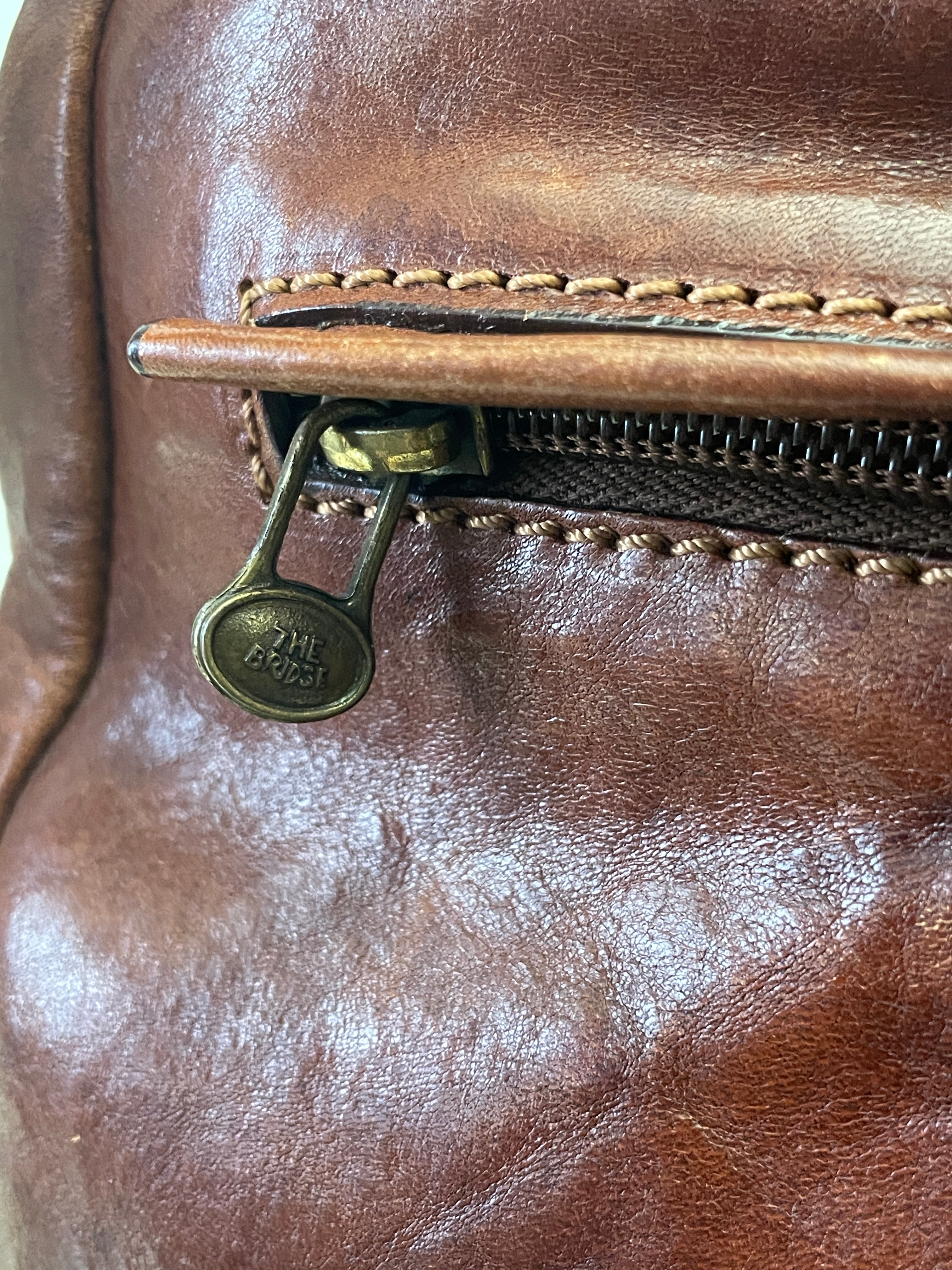 The Bridge – Zaino Con Due Tasche Linea Story Pelle Marrone Misura Grande