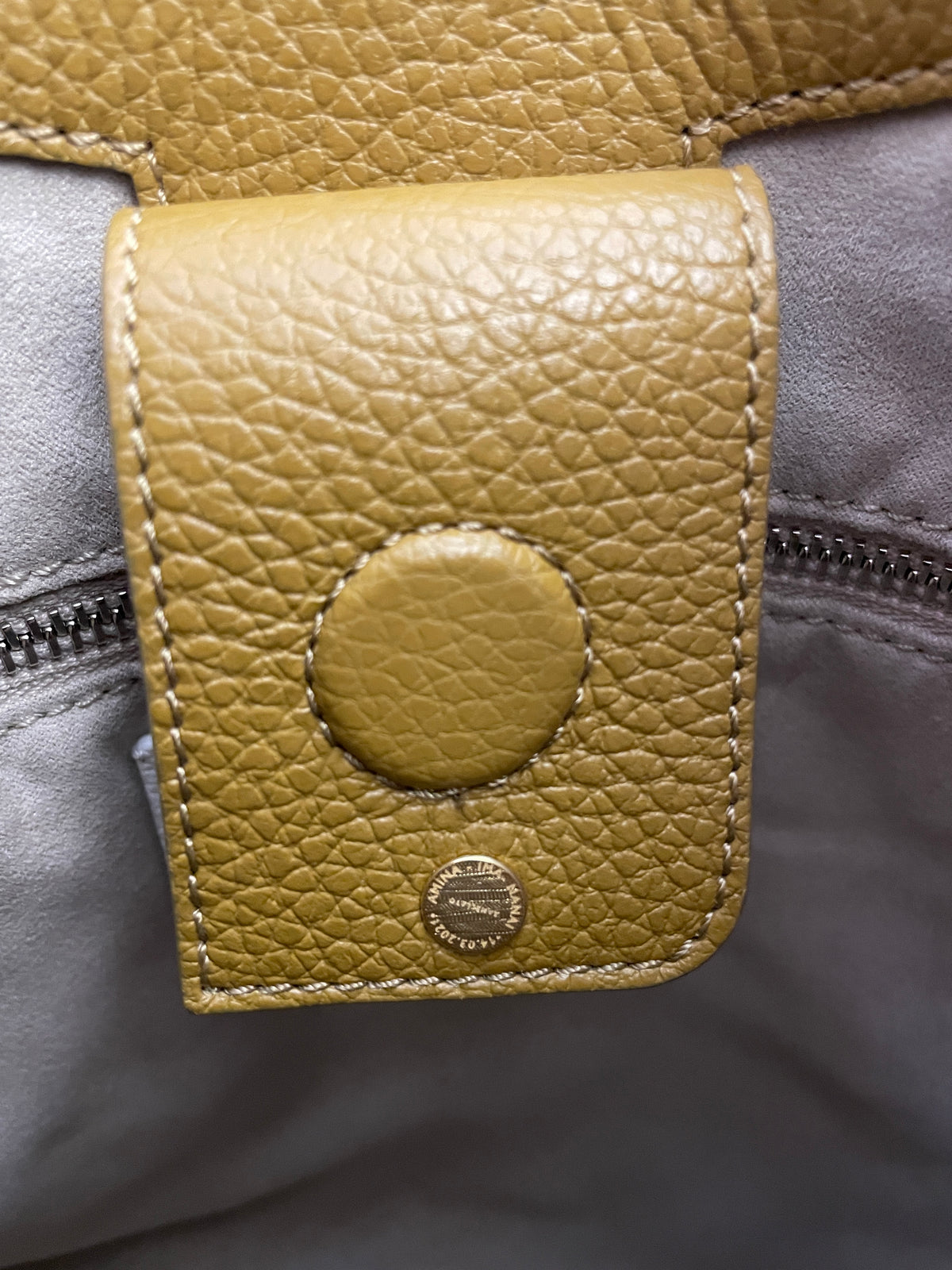 Zanellato - Hobo "Ima" In Pelle Martellata Coloniale Con Intrecci In Stoffa Beige Bordi