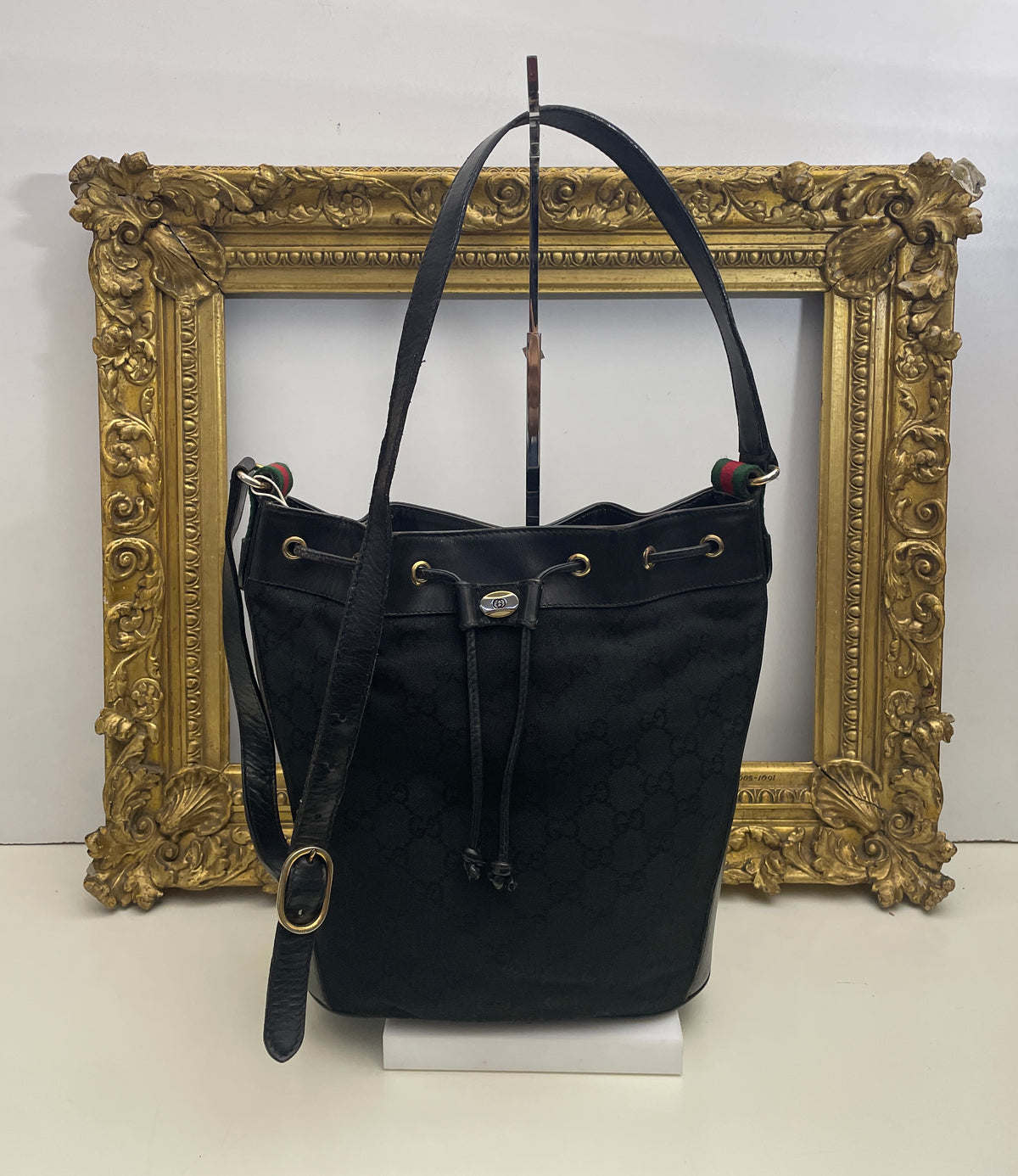 Gucci - Ophidia Borsa Secchiello “GG Supreme” Nero Vintage