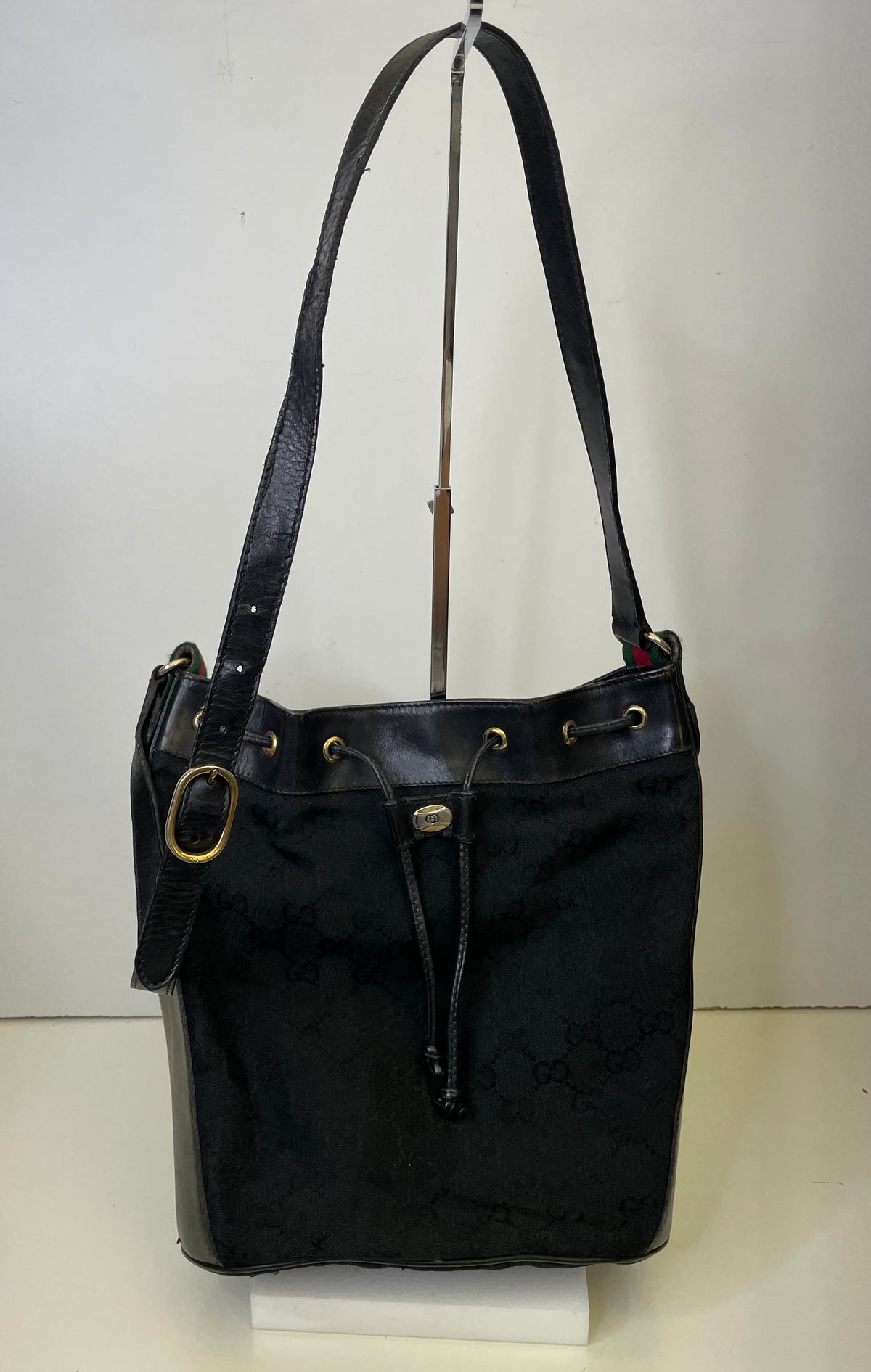 Gucci - Ophidia Borsa Secchiello “GG Supreme” Nero Vintage