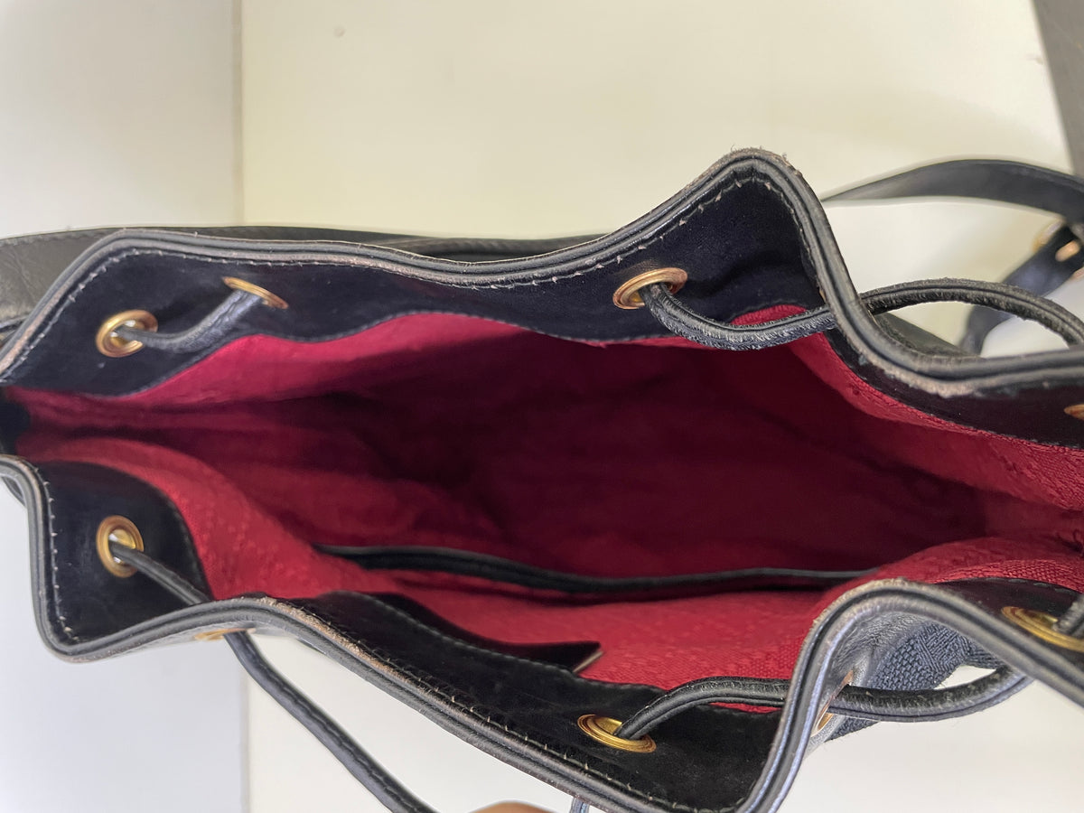 Gucci - Ophidia Borsa Secchiello “GG Supreme” Nero Vintage