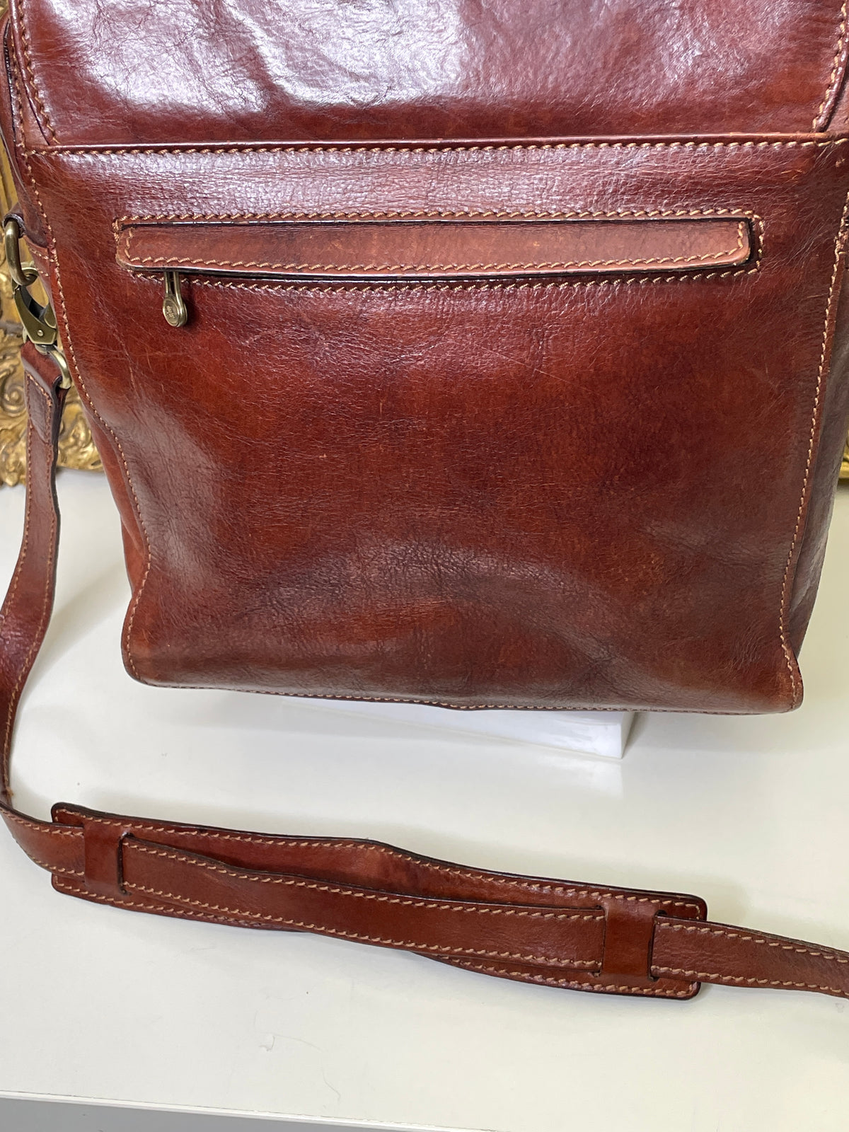 The Bridge Borsello Story Marrone 2 tasche davanti