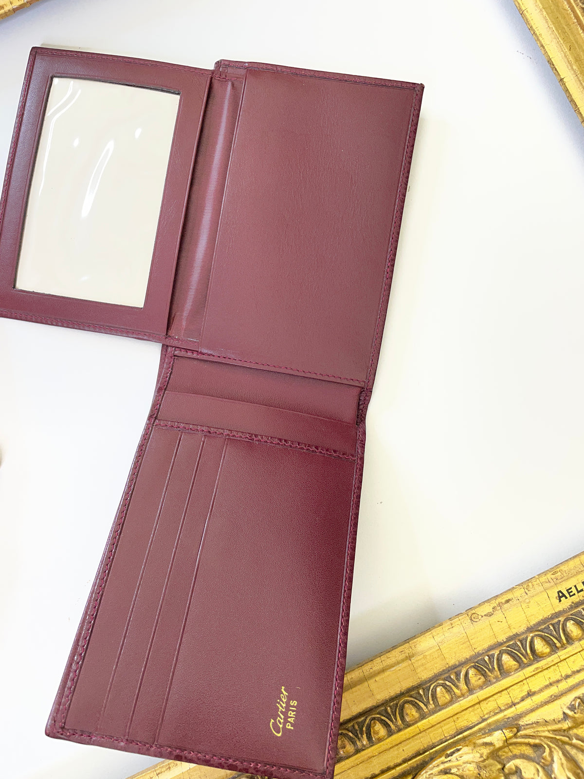 Cartier Portafoglio Uomo Classsico pelle mart. Full Set Nuovo