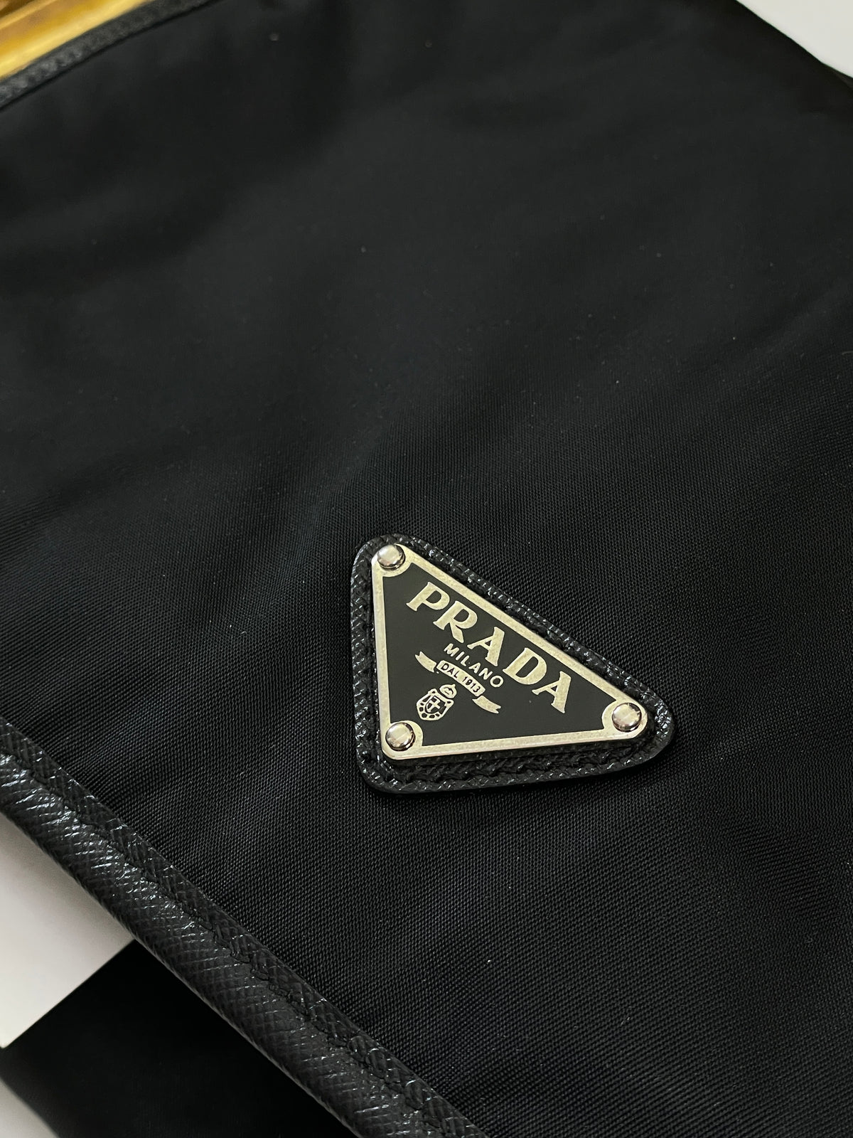 Prada Beauty Case Richiudibile Nylon Nero (tiralampo)