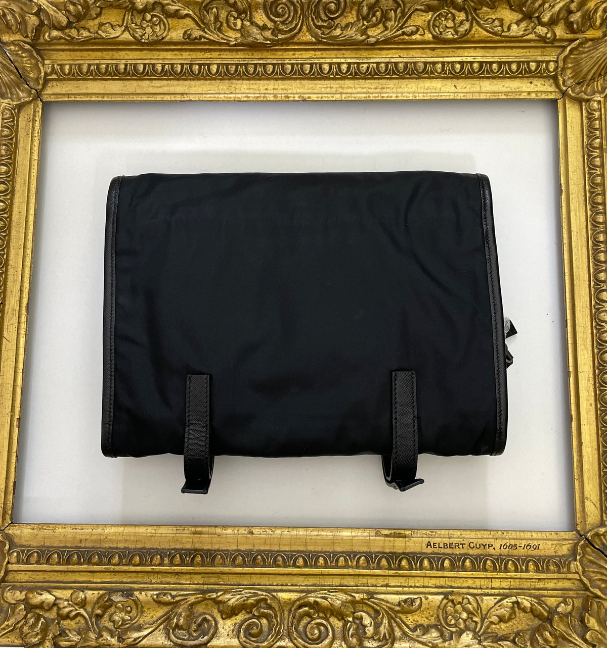 Prada Beauty Case Richiudibile Nylon Nero (tiralampo)