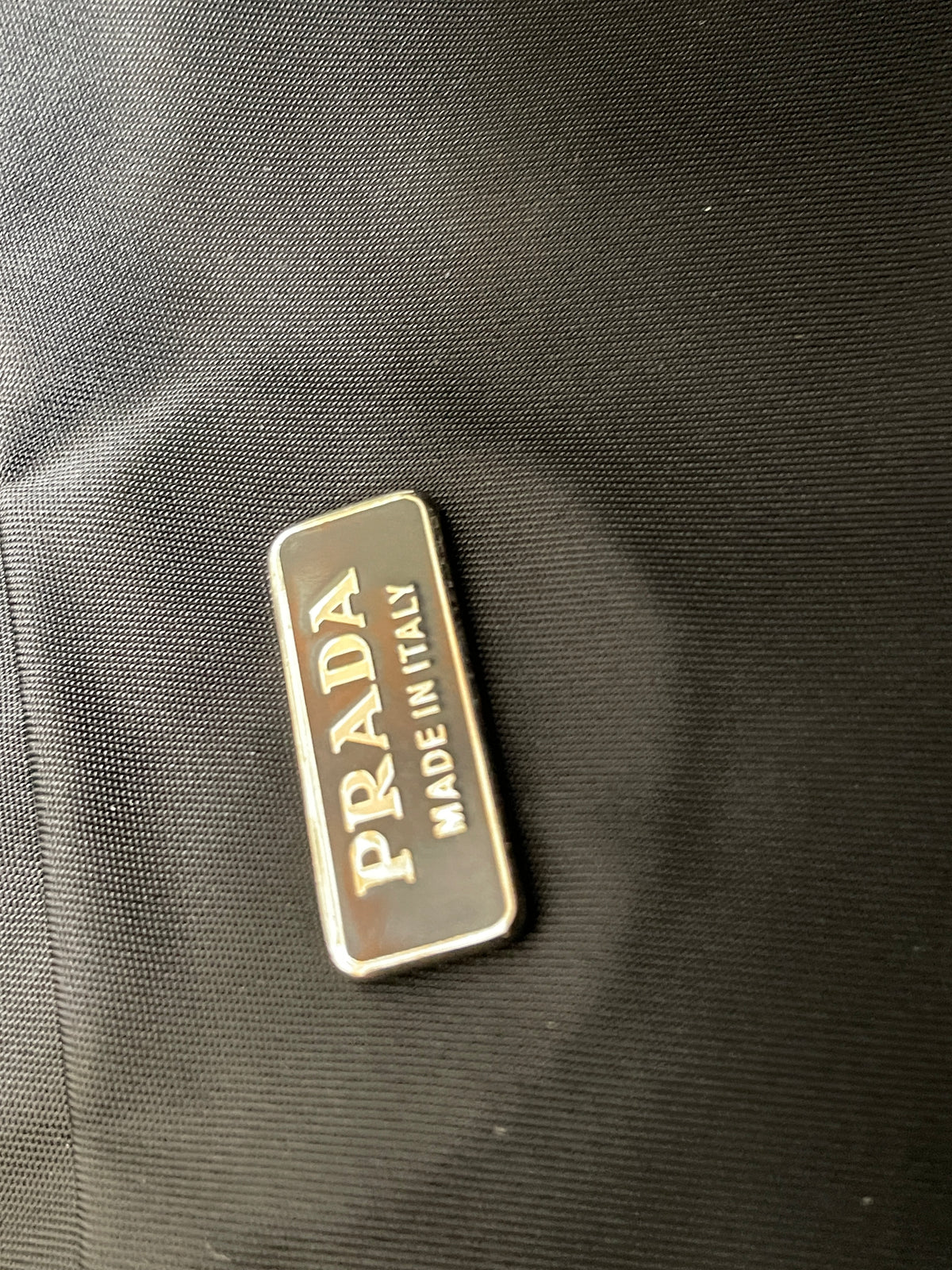 Prada Beauty Case Richiudibile Nylon Nero (tiralampo)