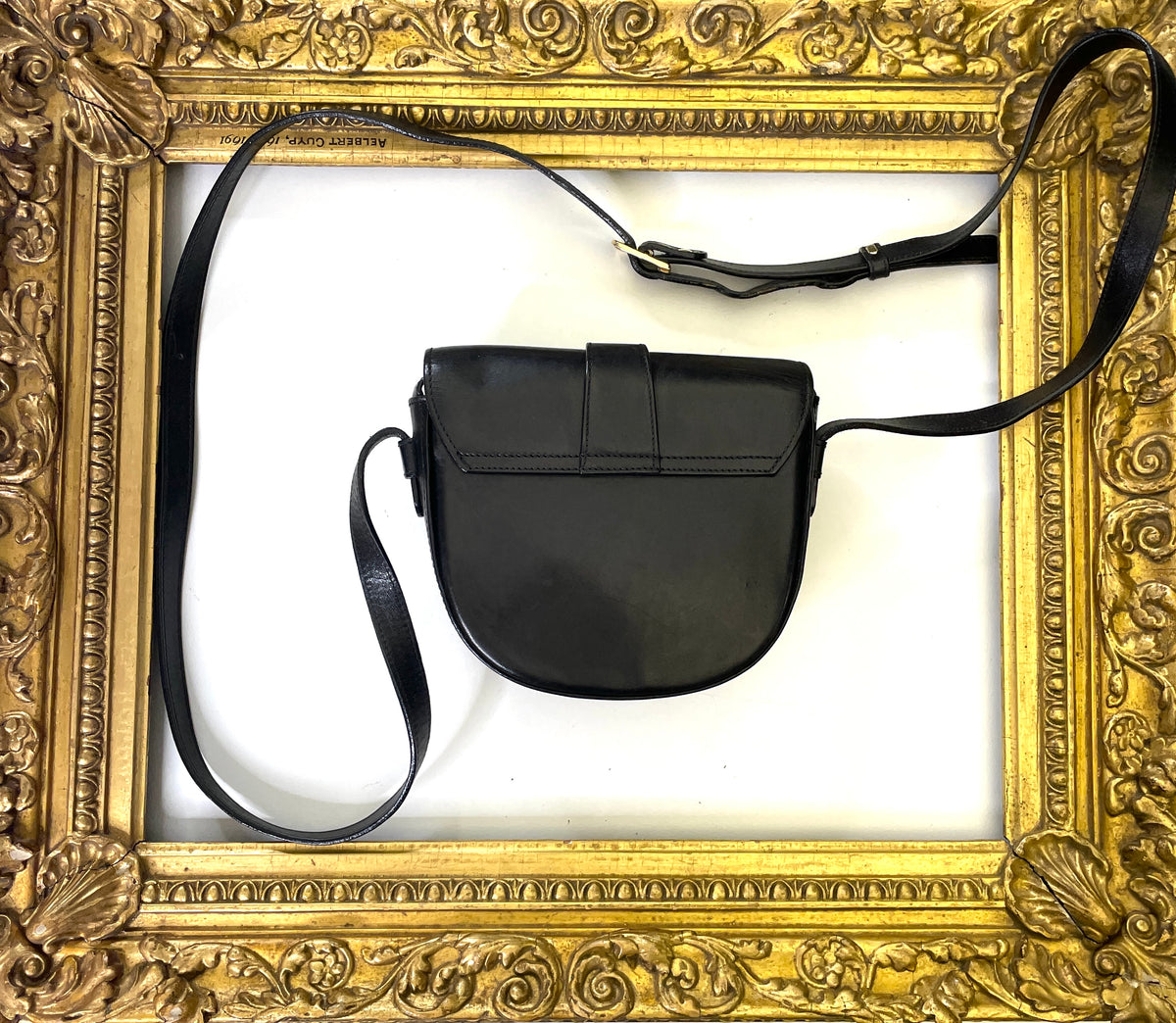Bally Tracollina Woc Vintage Cuio Nera