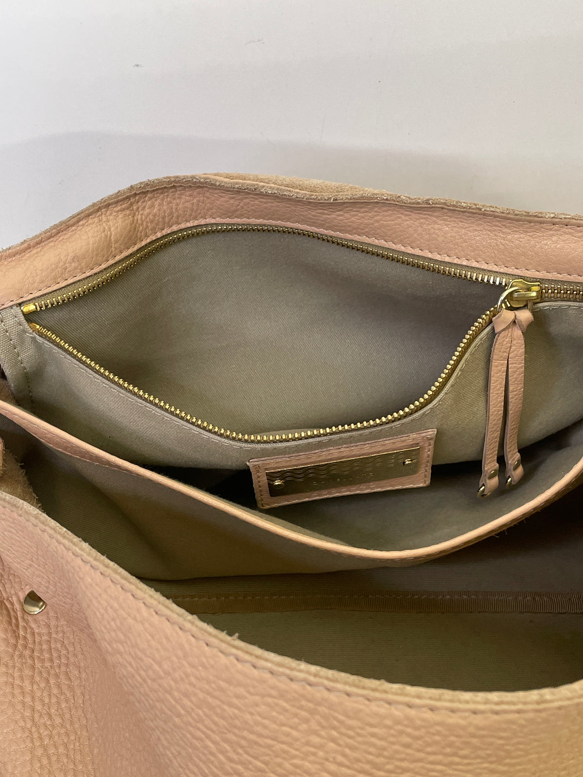 Zanellato - Postina Grande in Pelle Rosa/Nude con Tracolla
