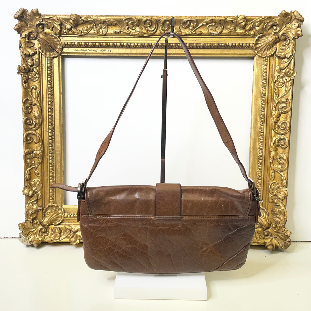 Givenchy Baguette Mini Bag 4D Pelle Marrone