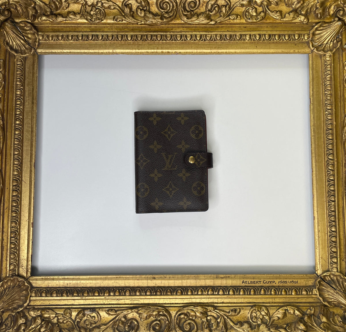 Louis Vuitton Vintage - Agenda in Pelle Monogramma e Pelle - Marrone