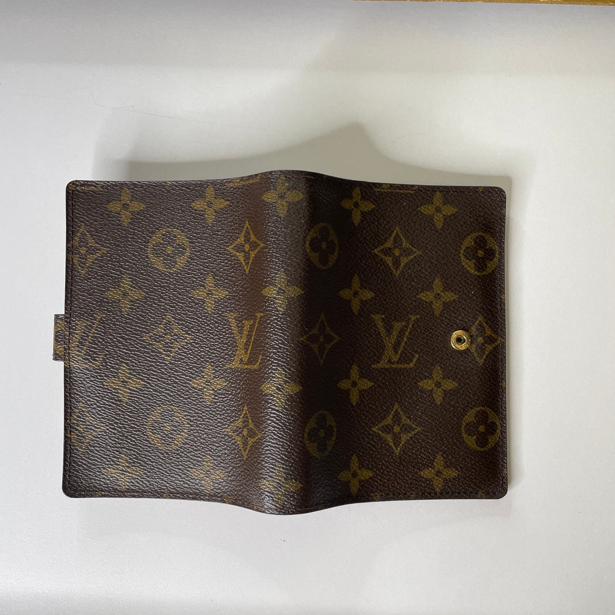 Louis Vuitton Vintage - Agenda in Pelle Monogramma e Pelle - Marrone
