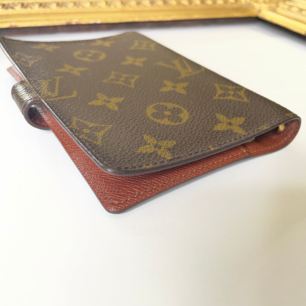 Louis Vuitton Vintage - Agenda in Pelle Monogramma e Pelle - Marrone